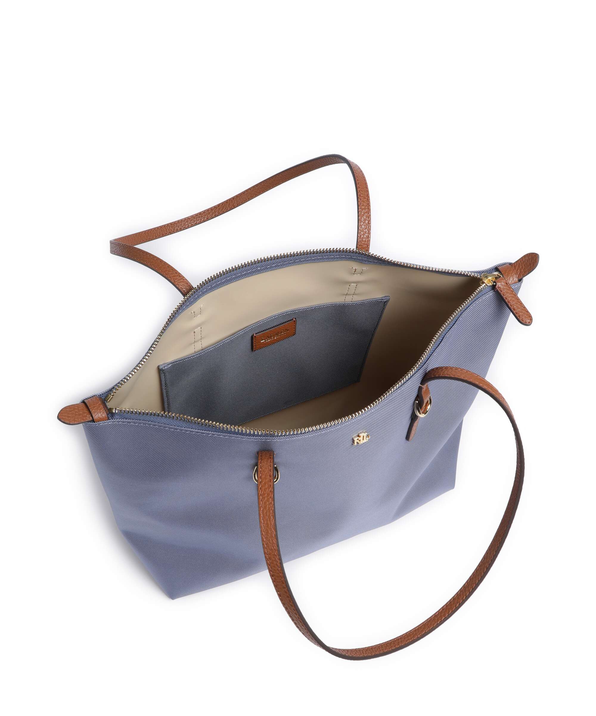 Lauren Ralph Lauren Keaton 26 Tote bag carson blue/lauren tan - Image 5