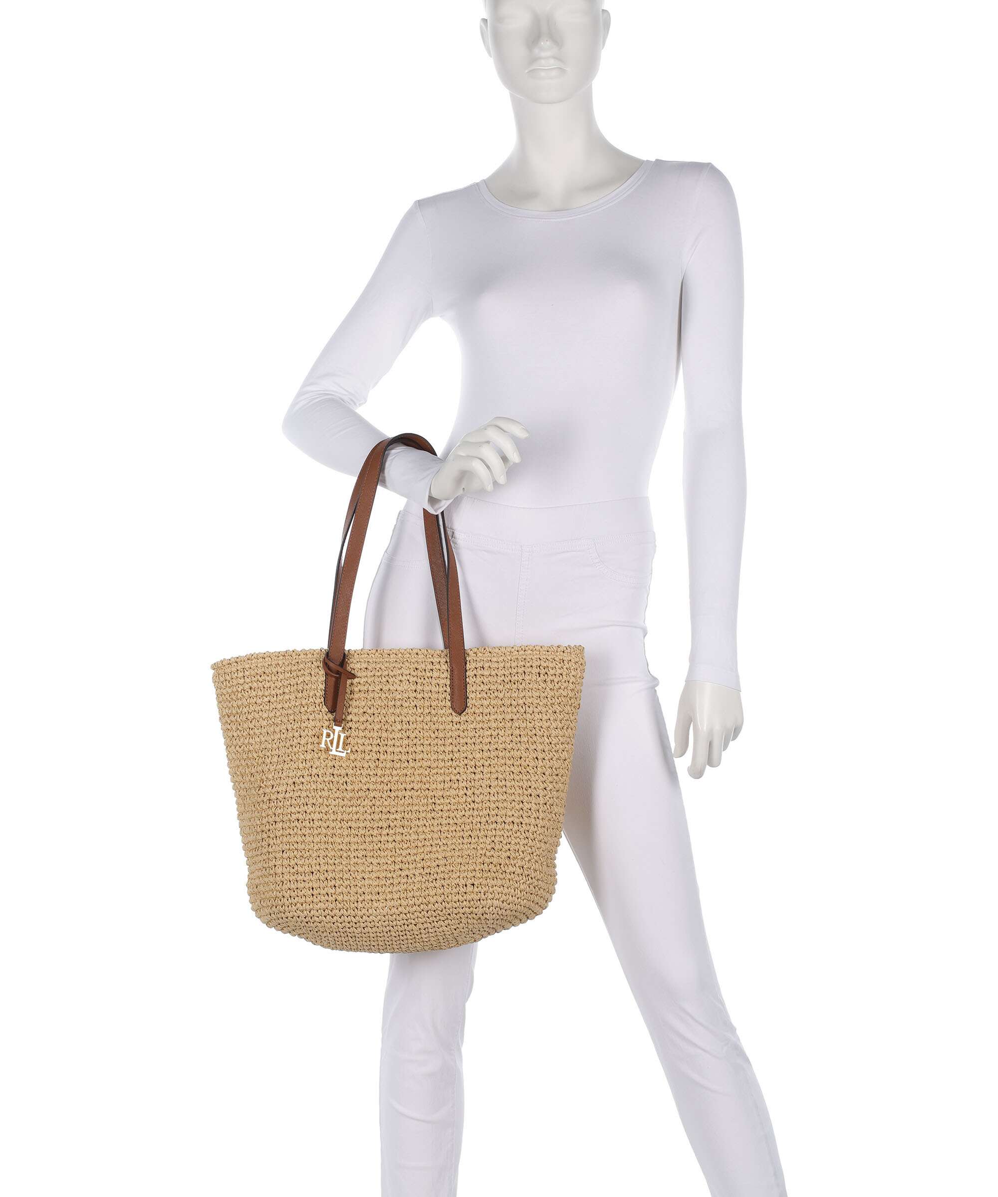 Lauren Ralph Lauren Lainey Large Tote bag natural/lauren tan - Image 3
