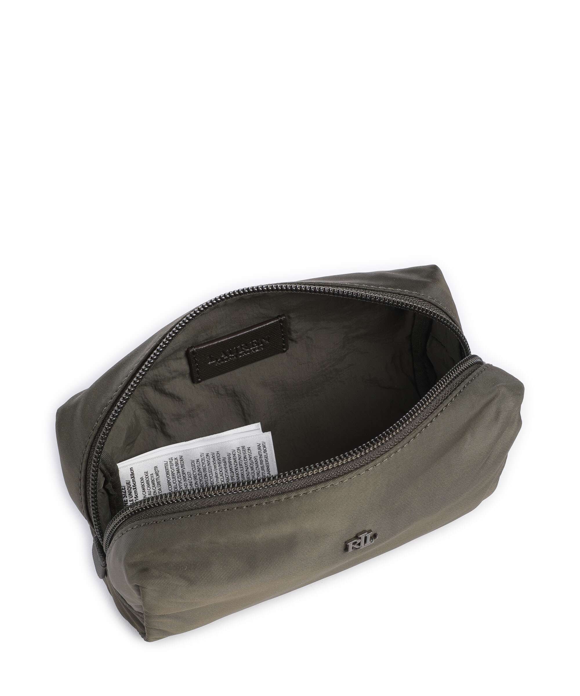 Lauren Ralph Lauren Large Cosmetic bag dark olive - Image 4