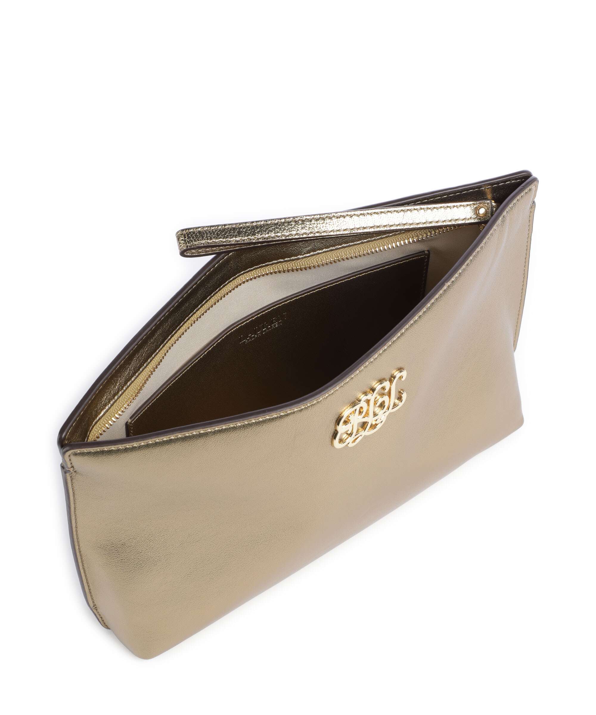 Lauren Ralph Lauren Large Cosmetic bag antique gold - Image 4