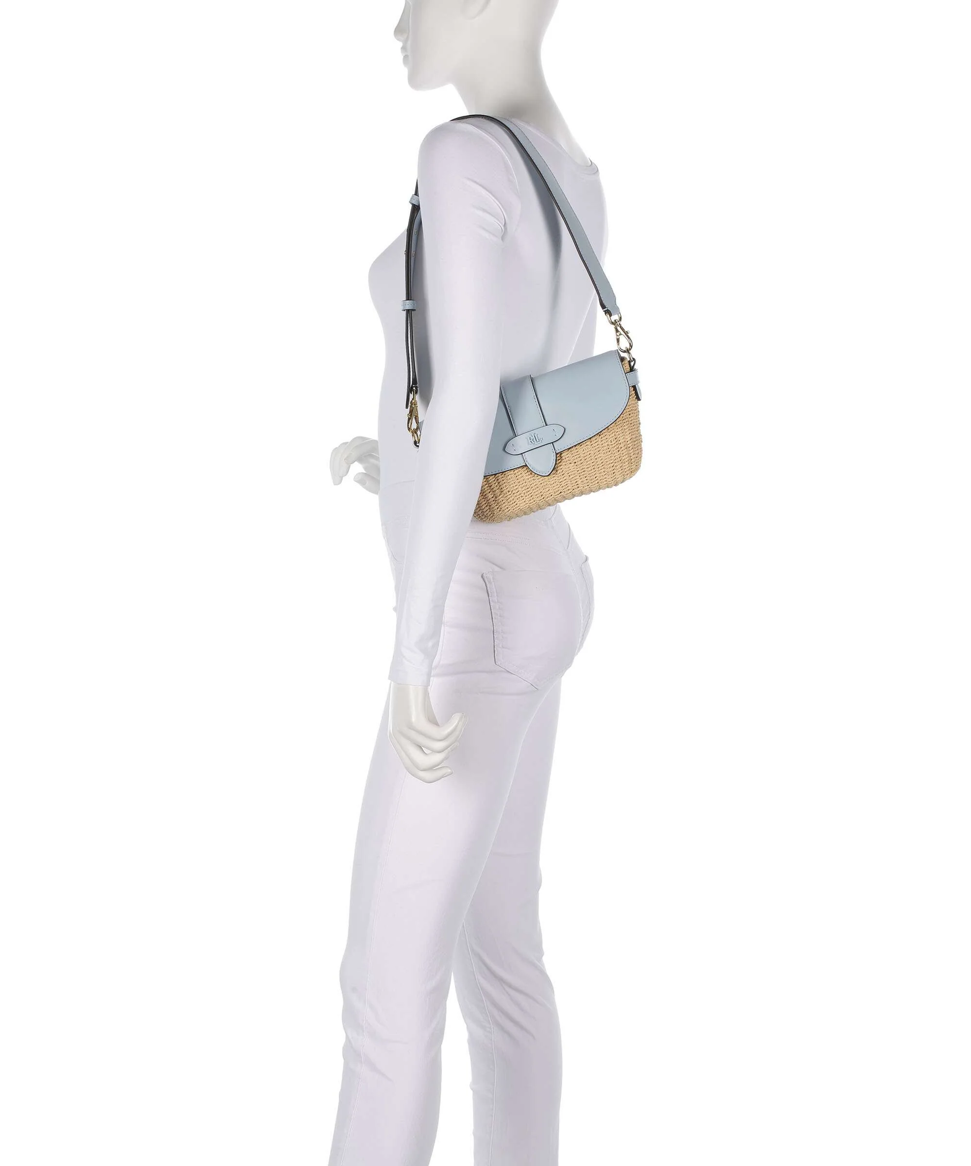 Lauren Ralph Lauren Lynden Small Shoulder bag natural/alpine blue - Image 3