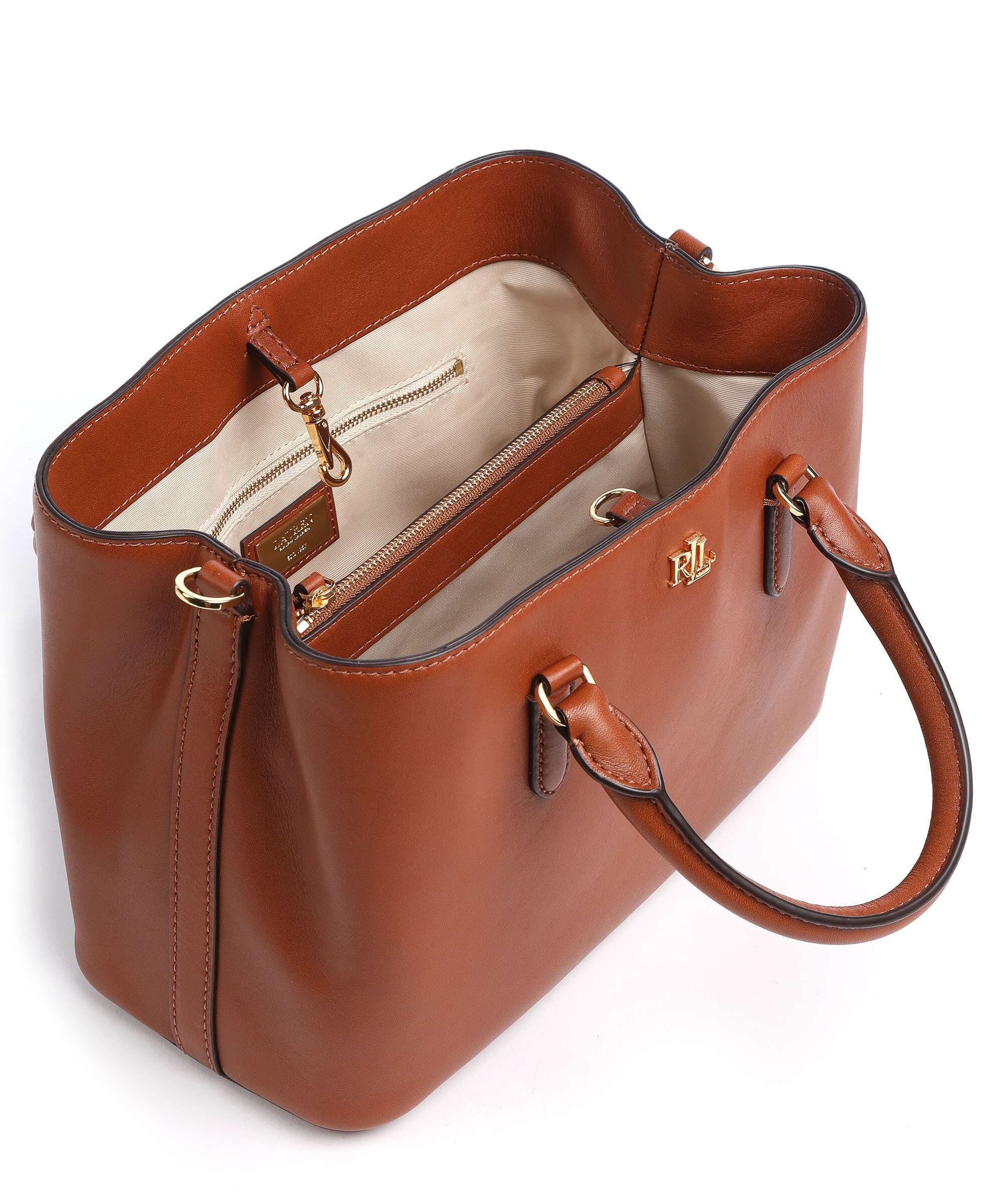 Lauren Ralph Lauren Marcy 26 Handbag lauren tan - Image 6