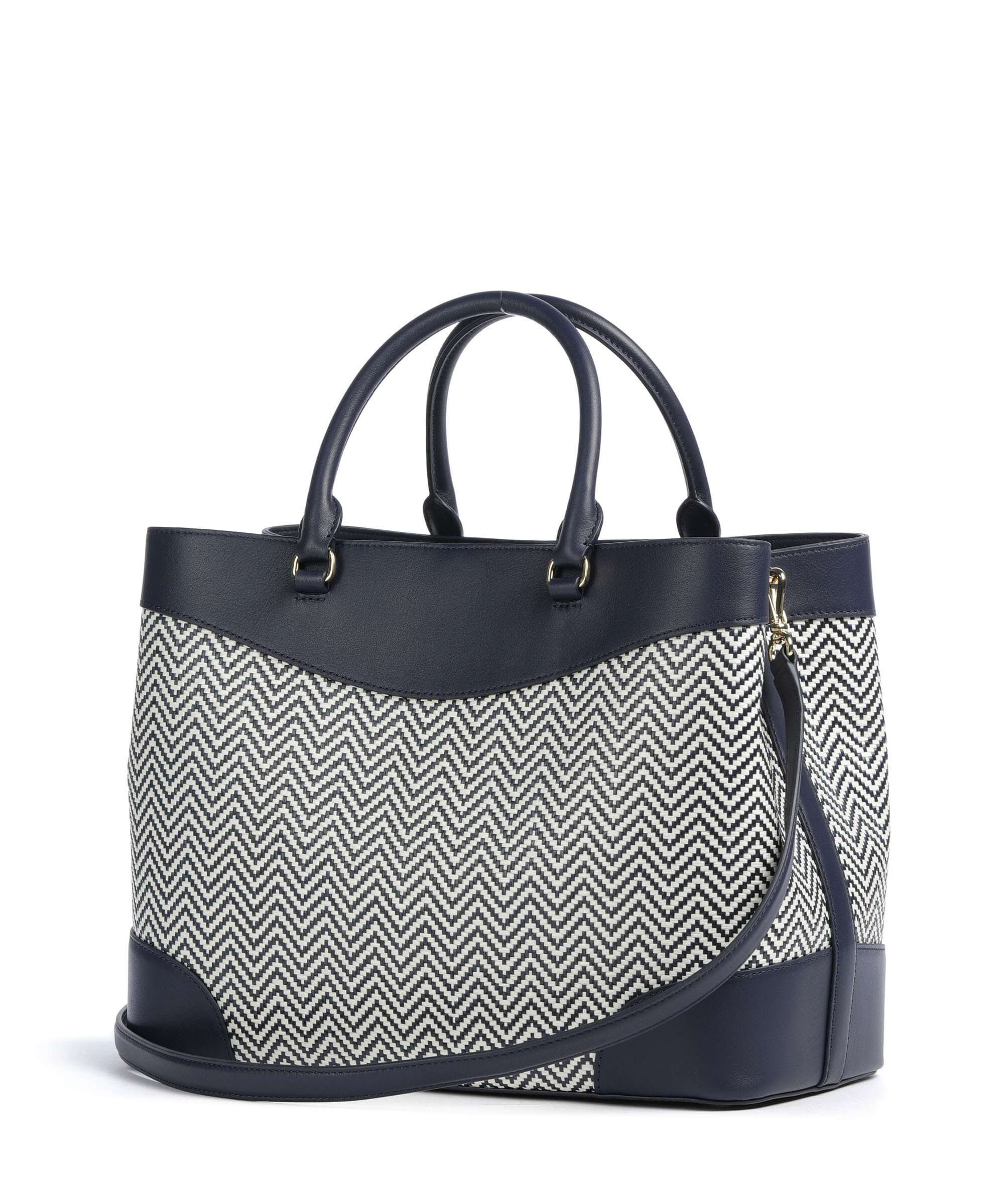 Lauren Ralph Lauren Marcy 36 Handbag refined navy/soft white - Image 2