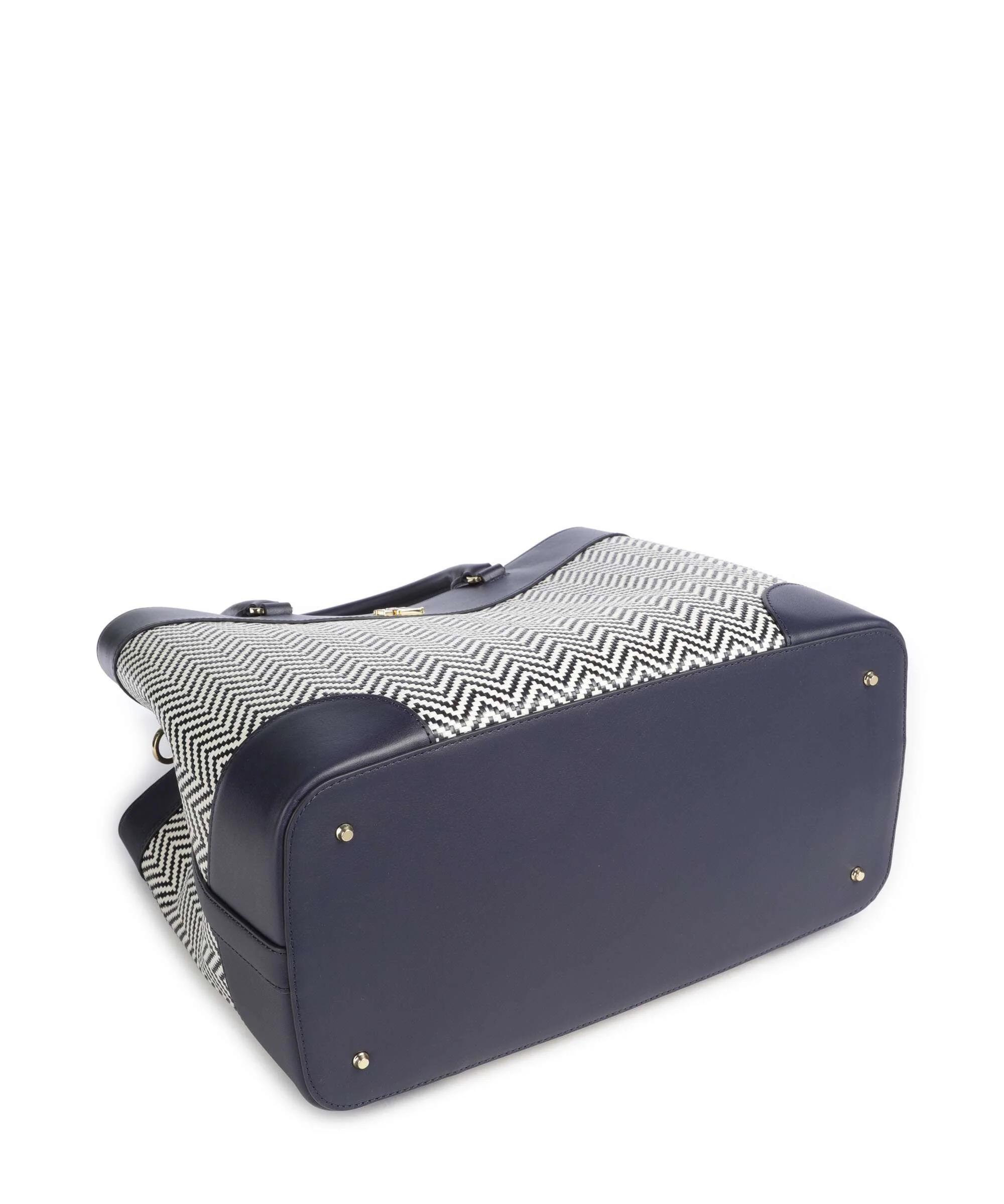 Lauren Ralph Lauren Marcy 36 Handbag refined navy/soft white - Image 4