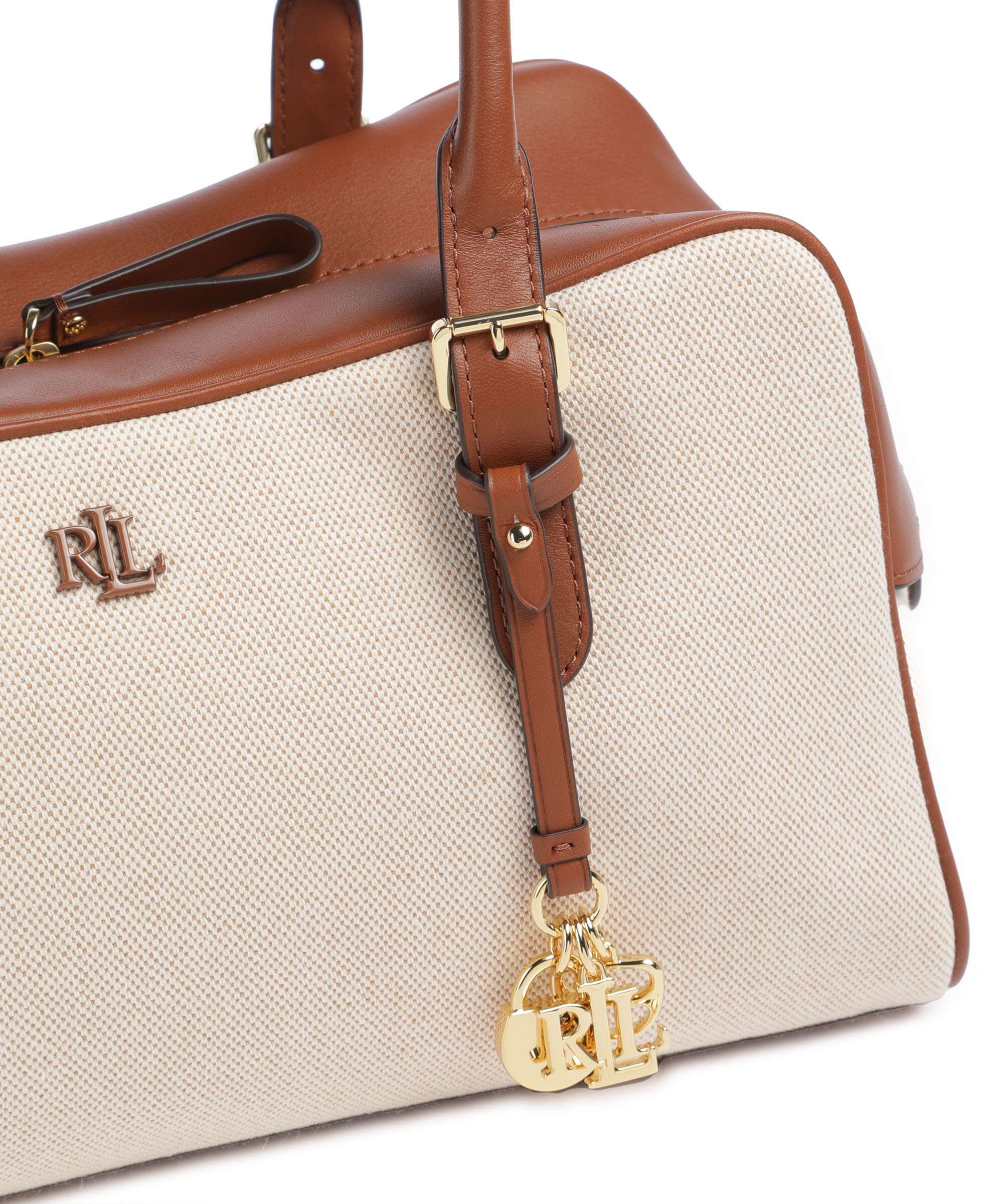 Lauren Ralph Lauren Marcy Shoulder bag natural/buff canvas/lauren tan - Image 4