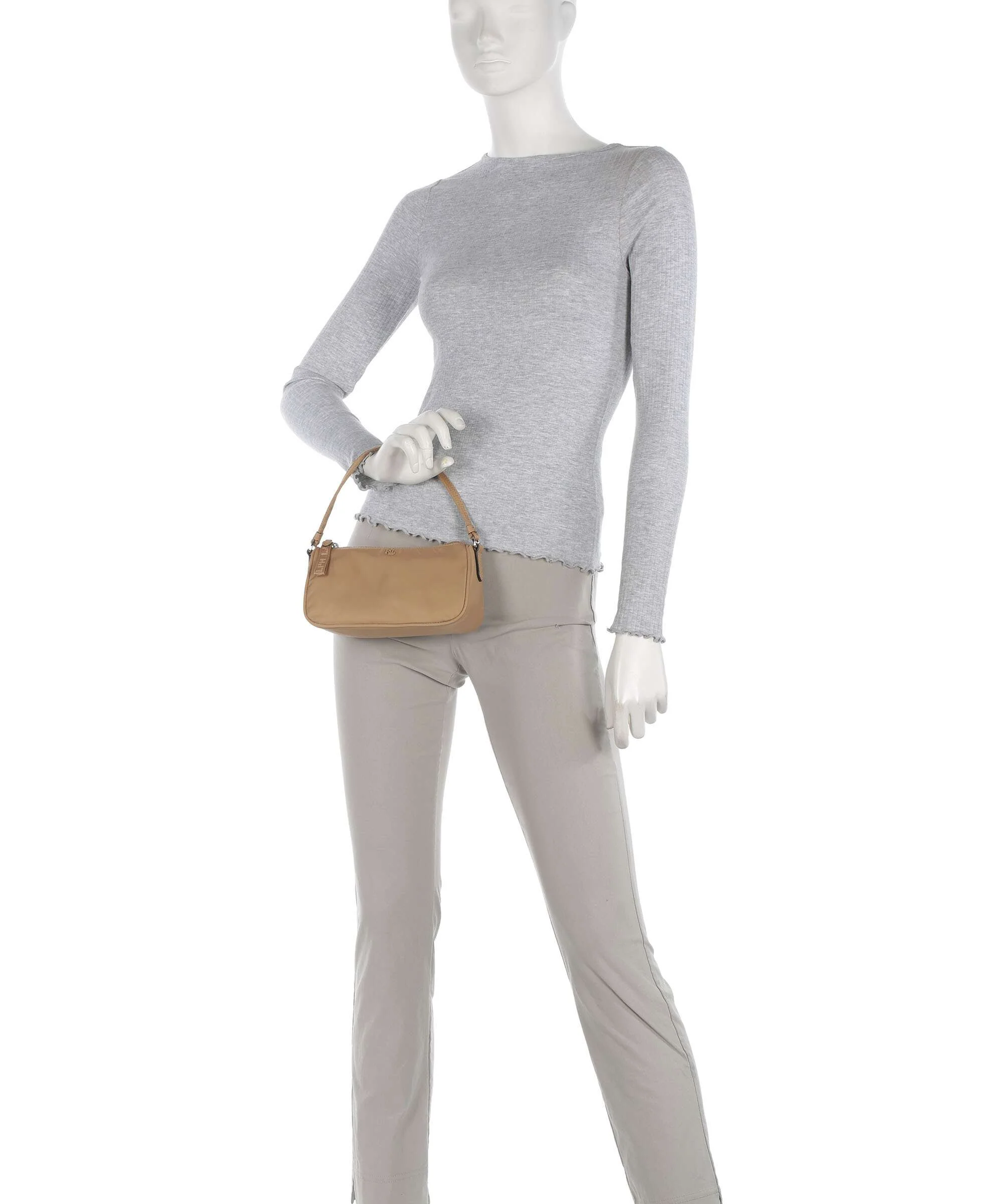 Lauren Ralph Lauren Nylon Large Handbag khaki - Image 3