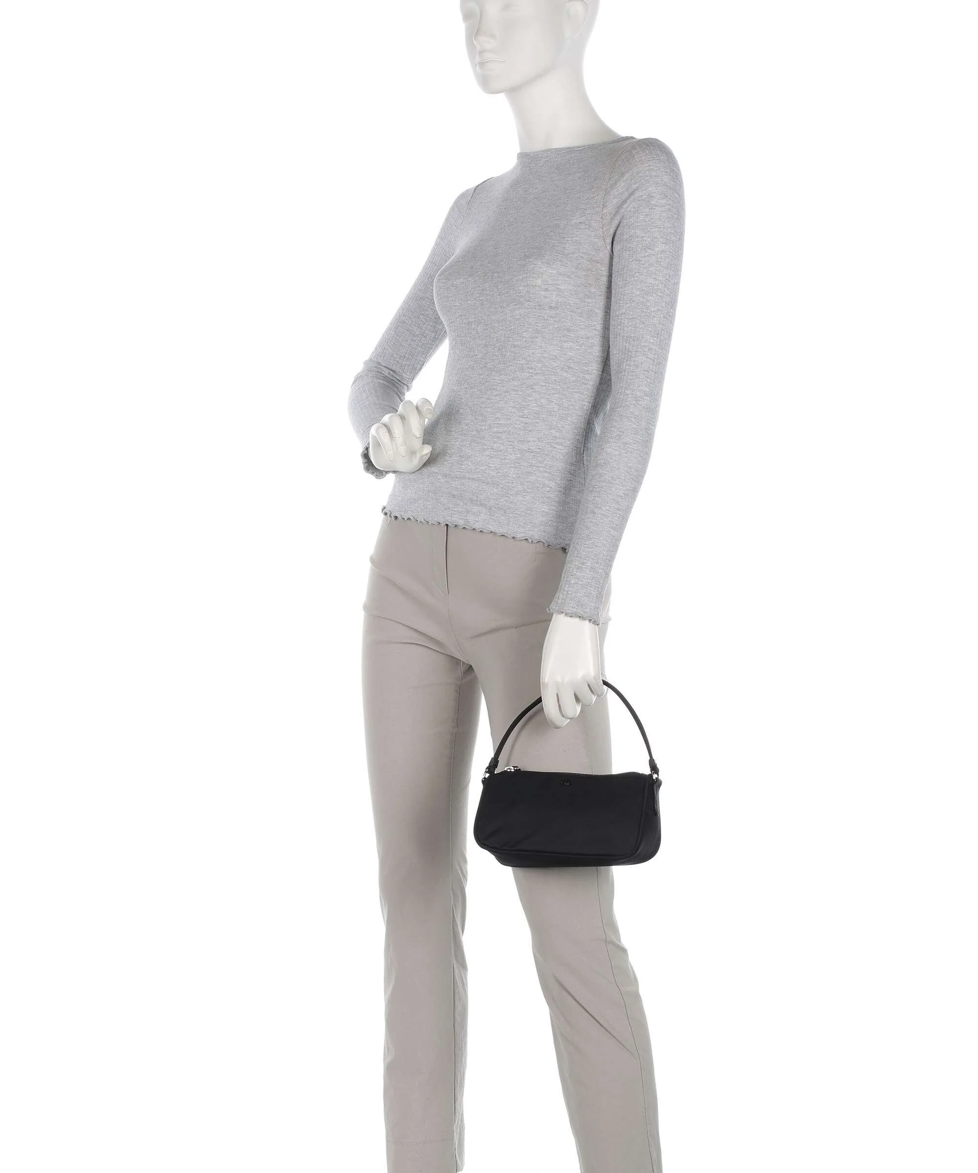 Lauren Ralph Lauren Nylon Large Handbag black - Image 3