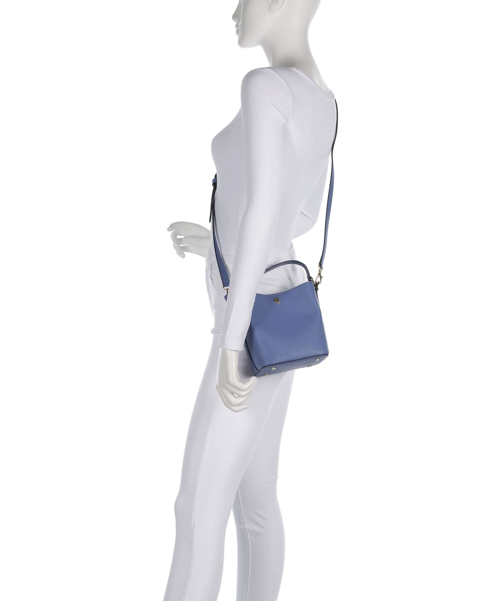 Lauren Ralph Lauren Reese Small Bucket bag carson blue - Image 3