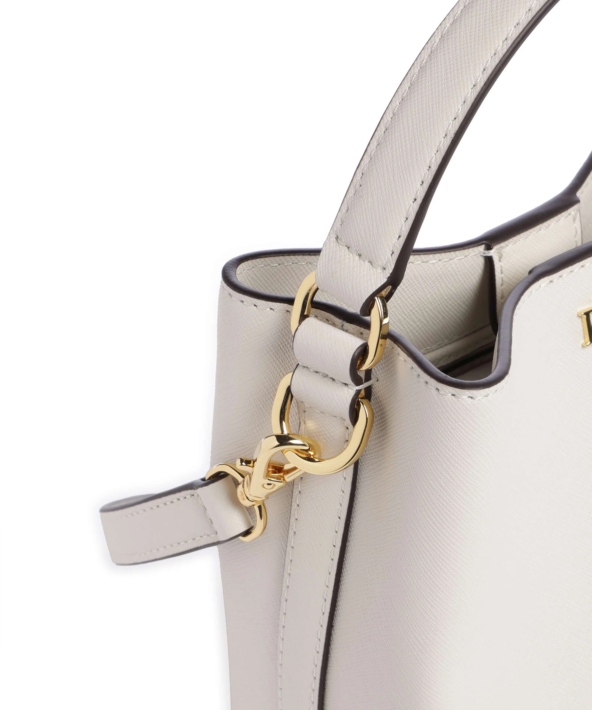 Lauren Ralph Lauren Reese Small Bucket bag soft white/pb - Image 4