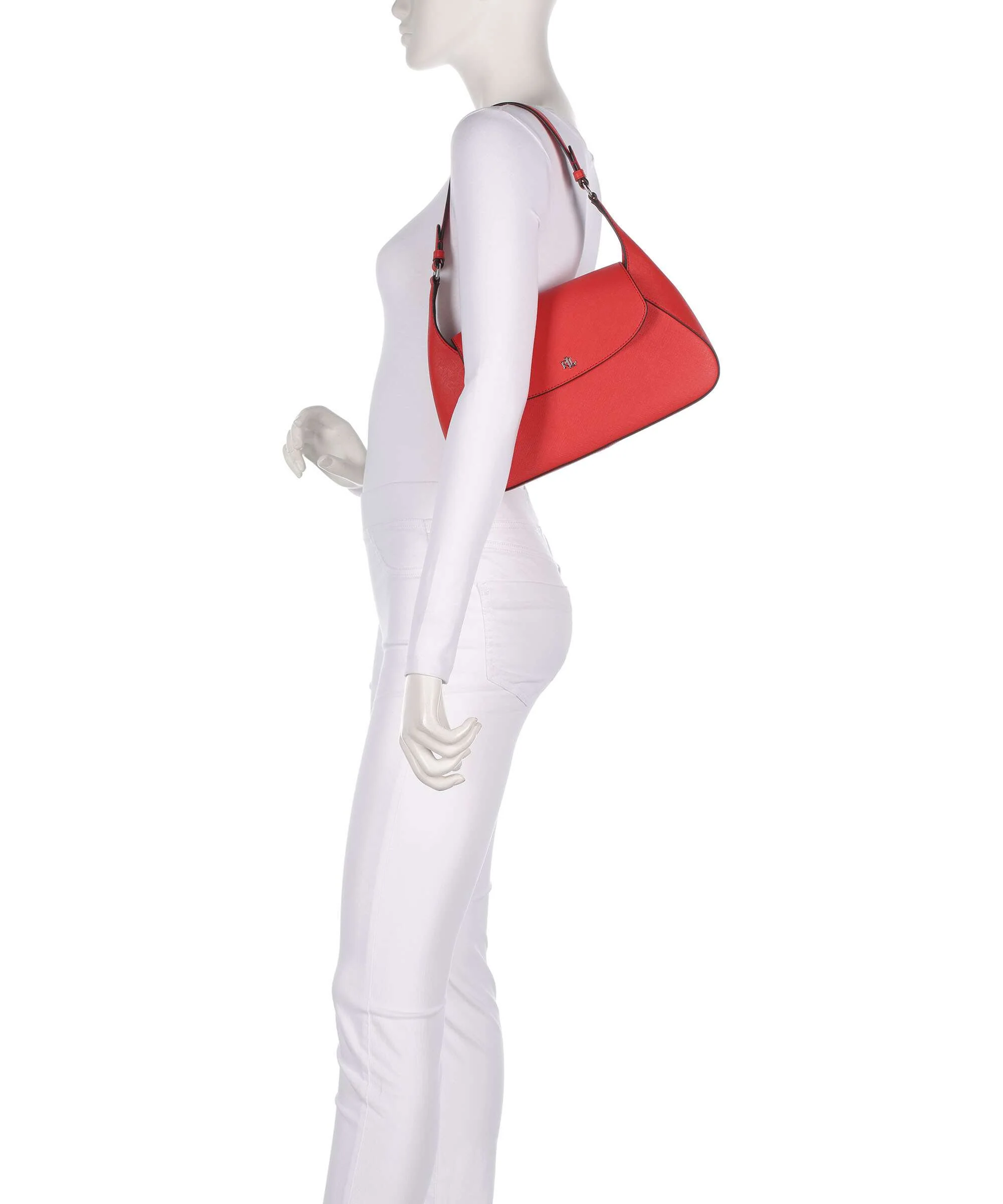 Lauren Ralph Lauren Schylar Medium Shoulder bag bright vermillion - Image 3