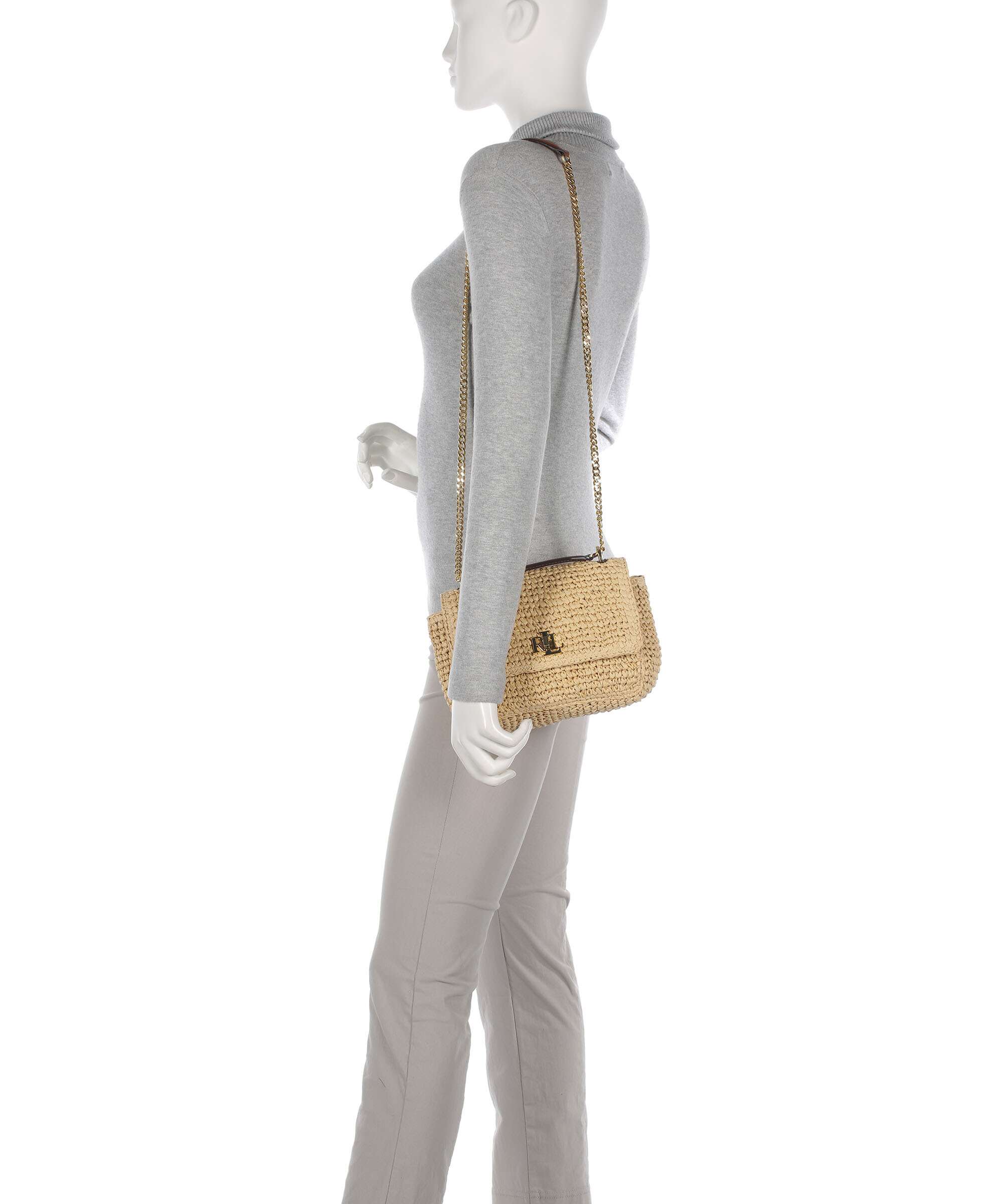 Lauren Ralph Lauren Sophee 22 Shoulder bag natural/lauren tan - Image 4