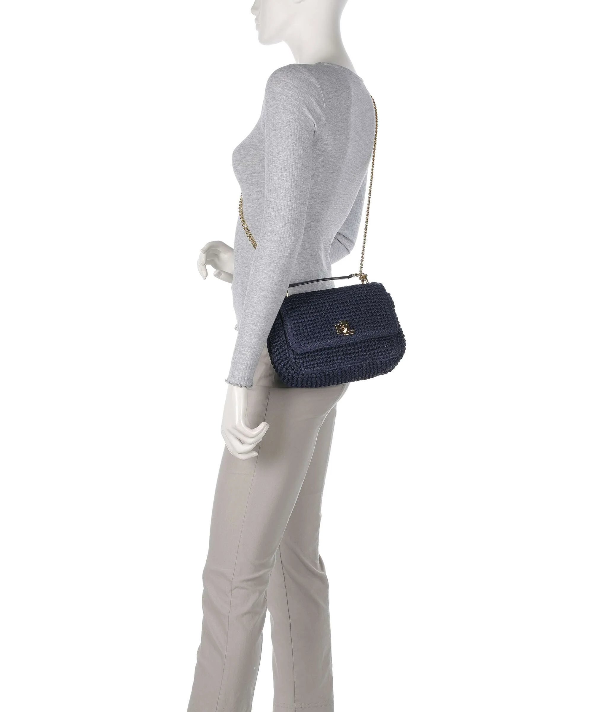 Lauren Ralph Lauren Sophee 22 Shoulder bag refined navy - Image 4