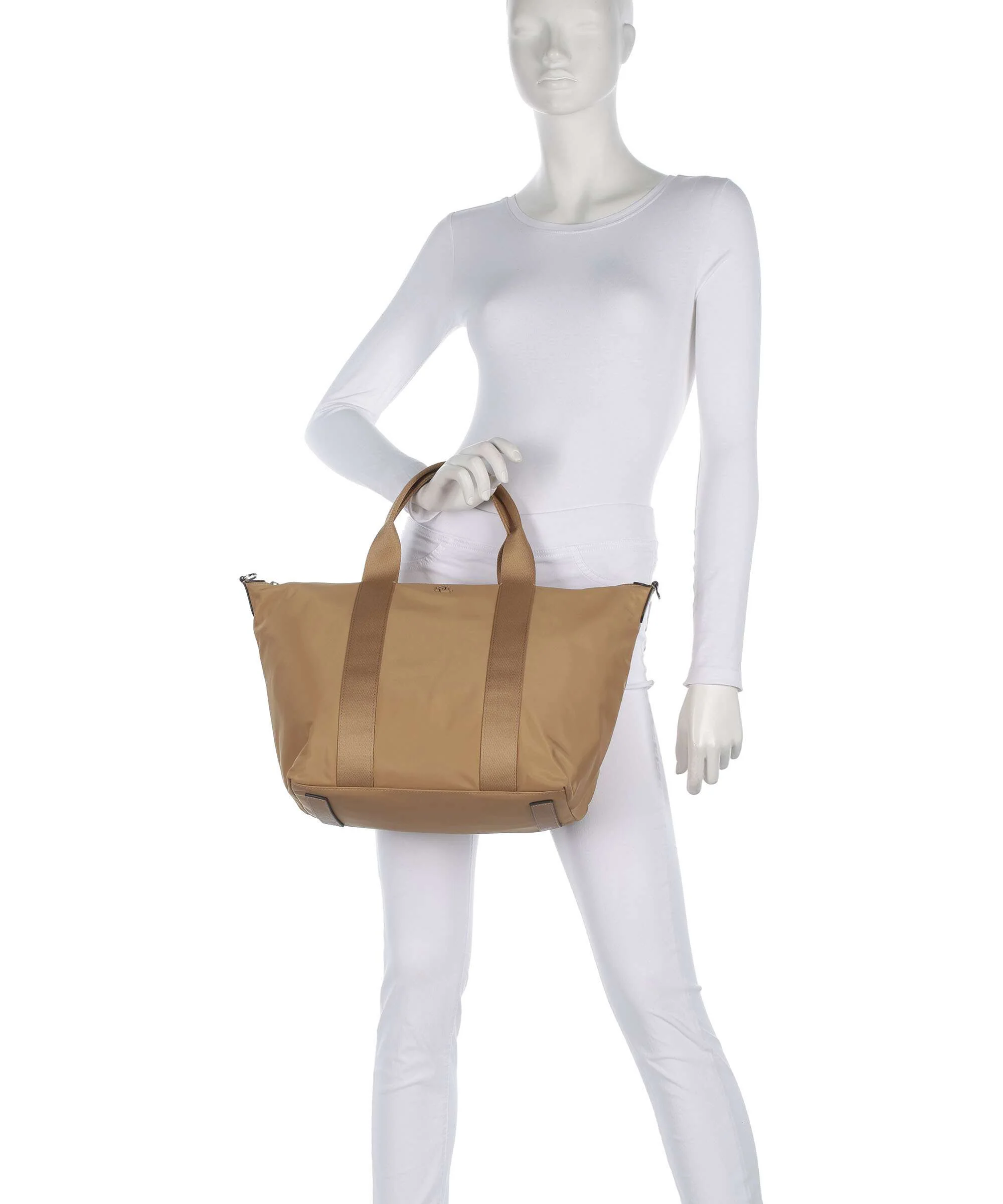 Lauren Ralph Lauren Stevie Extra Large Handbag khaki - Image 3