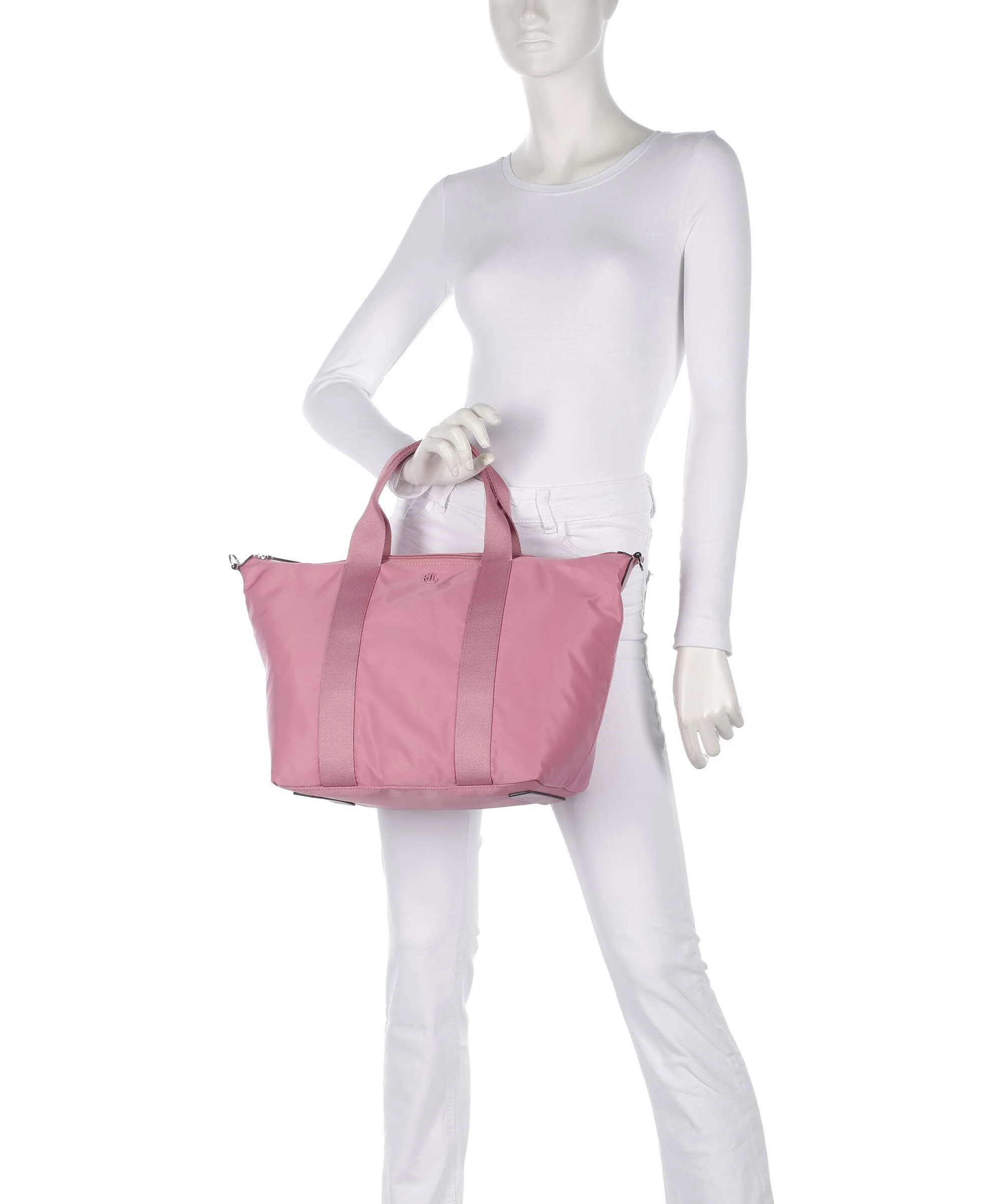 Lauren Ralph Lauren Stevie Extra Large Handbag rose mauve - Image 3