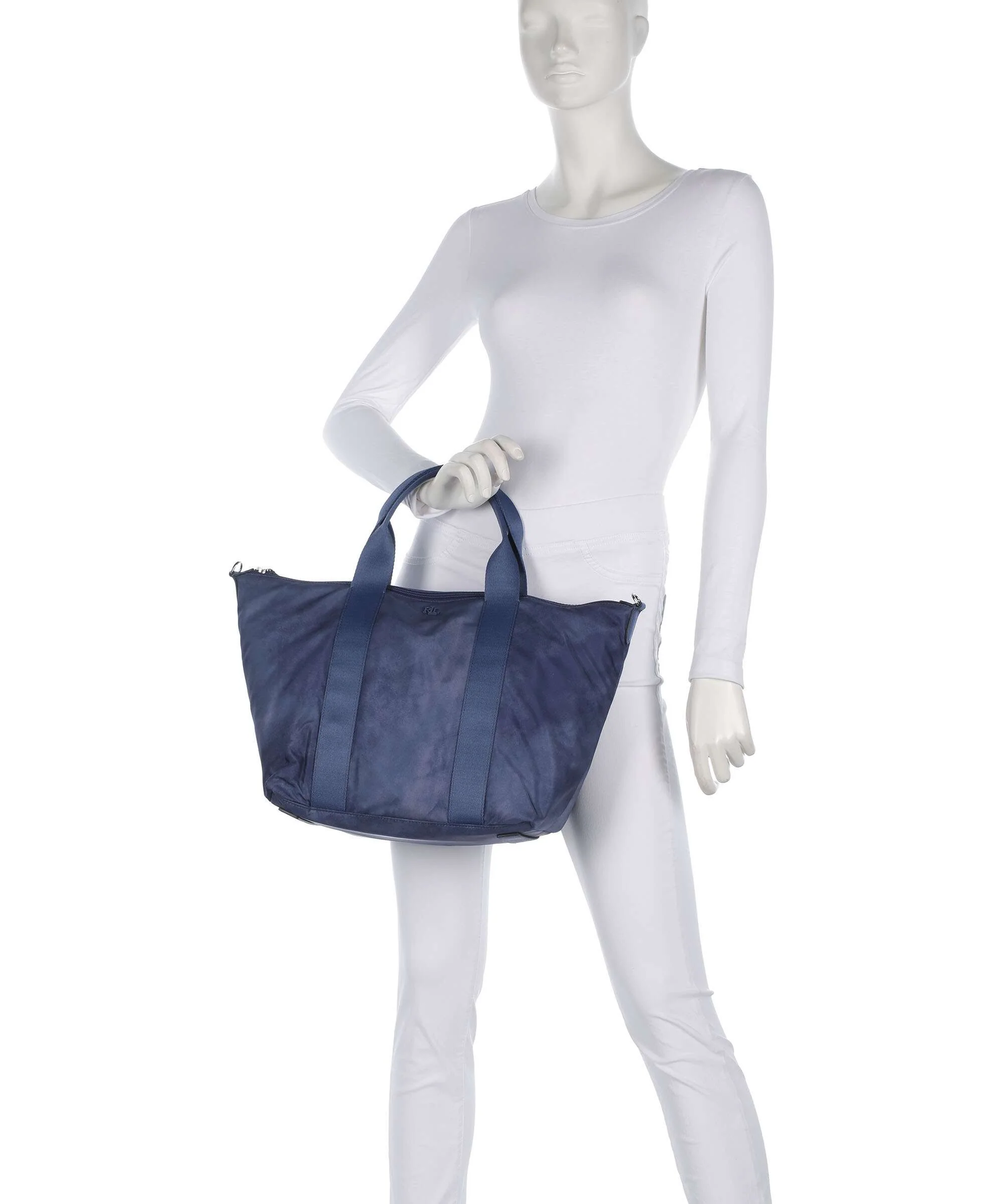 Lauren Ralph Lauren Stevie Extra Large Handbag mediterranean dye/dark capri blue - Image 3