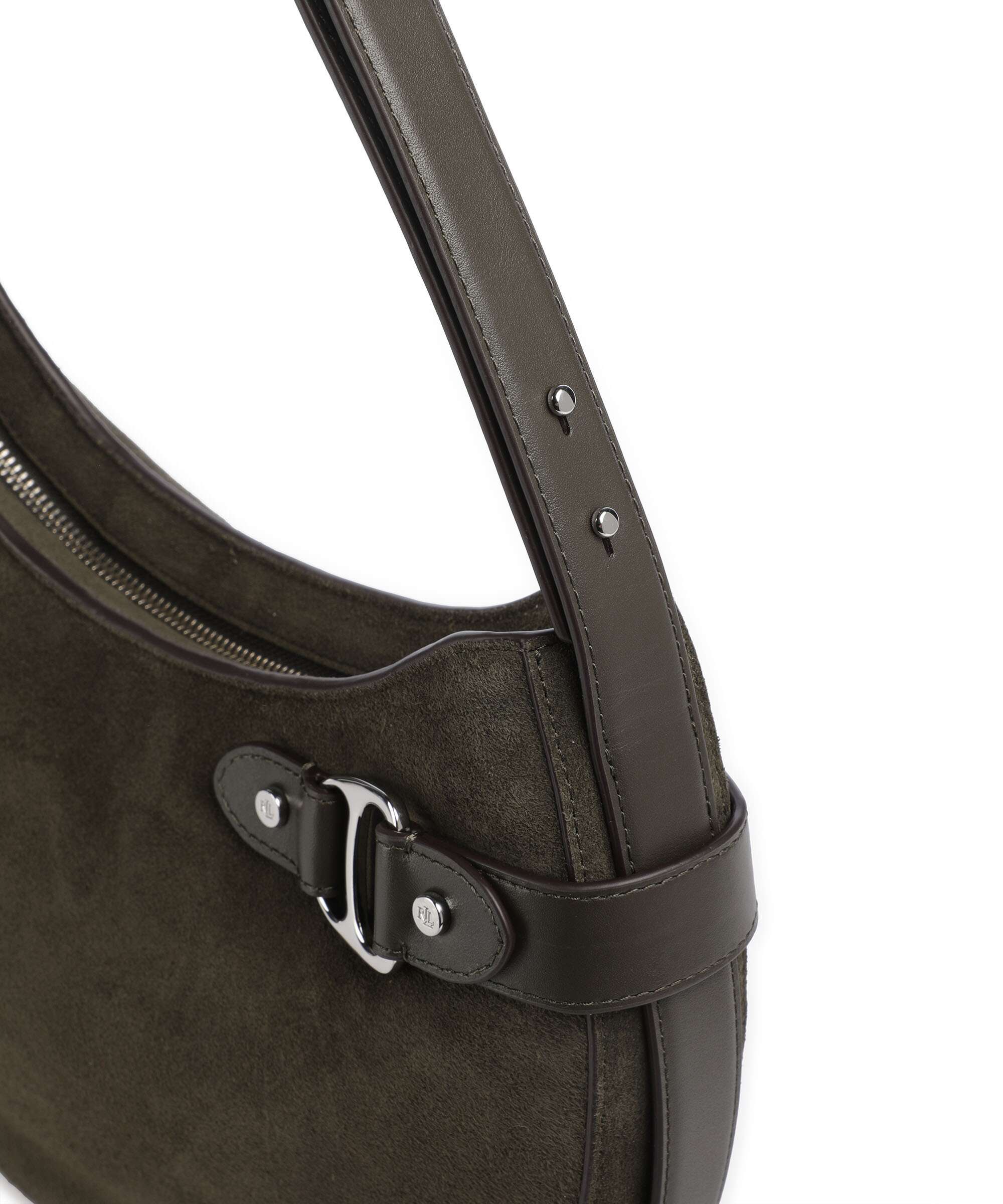 Lauren Ralph Lauren Tasha Large Hobo bag dark olive - Image 4