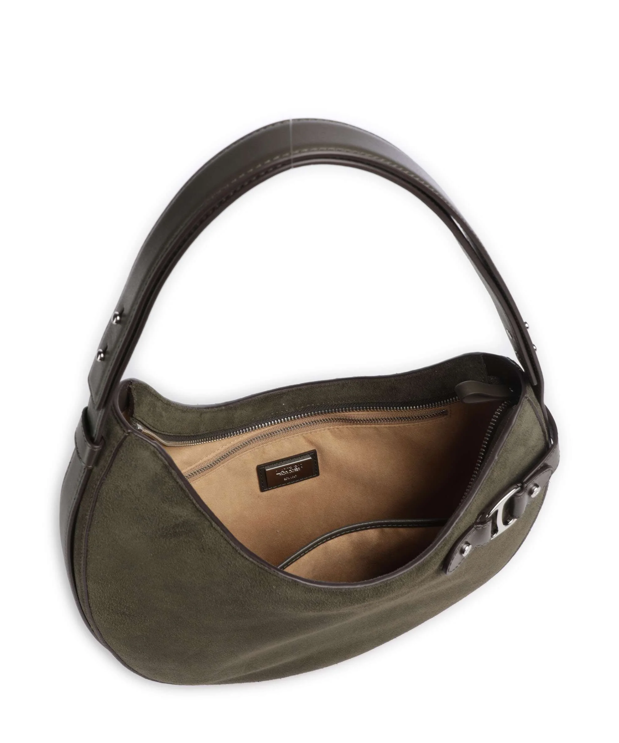 Lauren Ralph Lauren Tasha Large Hobo bag dark olive - Image 6