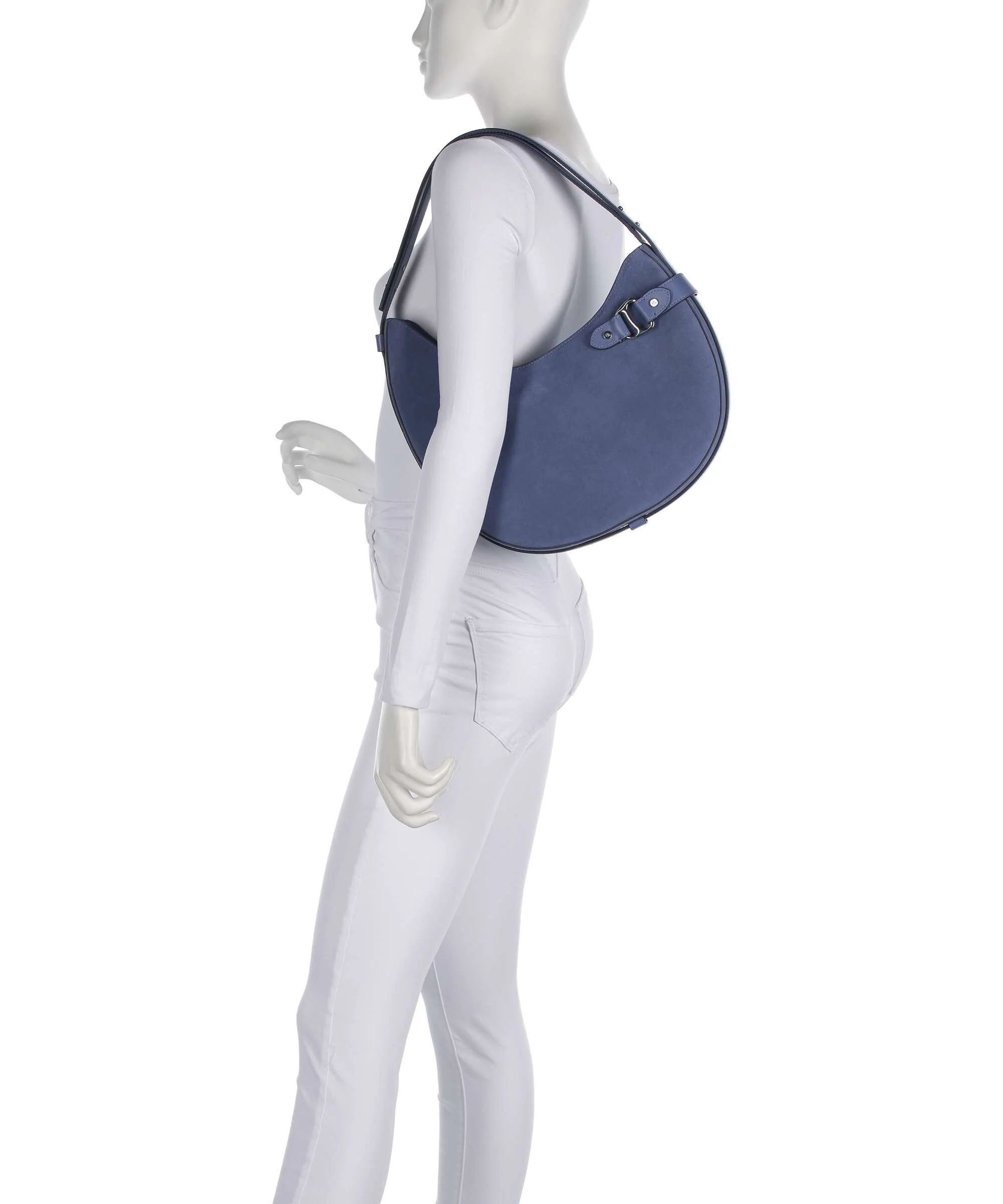 Lauren Ralph Lauren Tasha Large Hobo bag carson blue - Image 3
