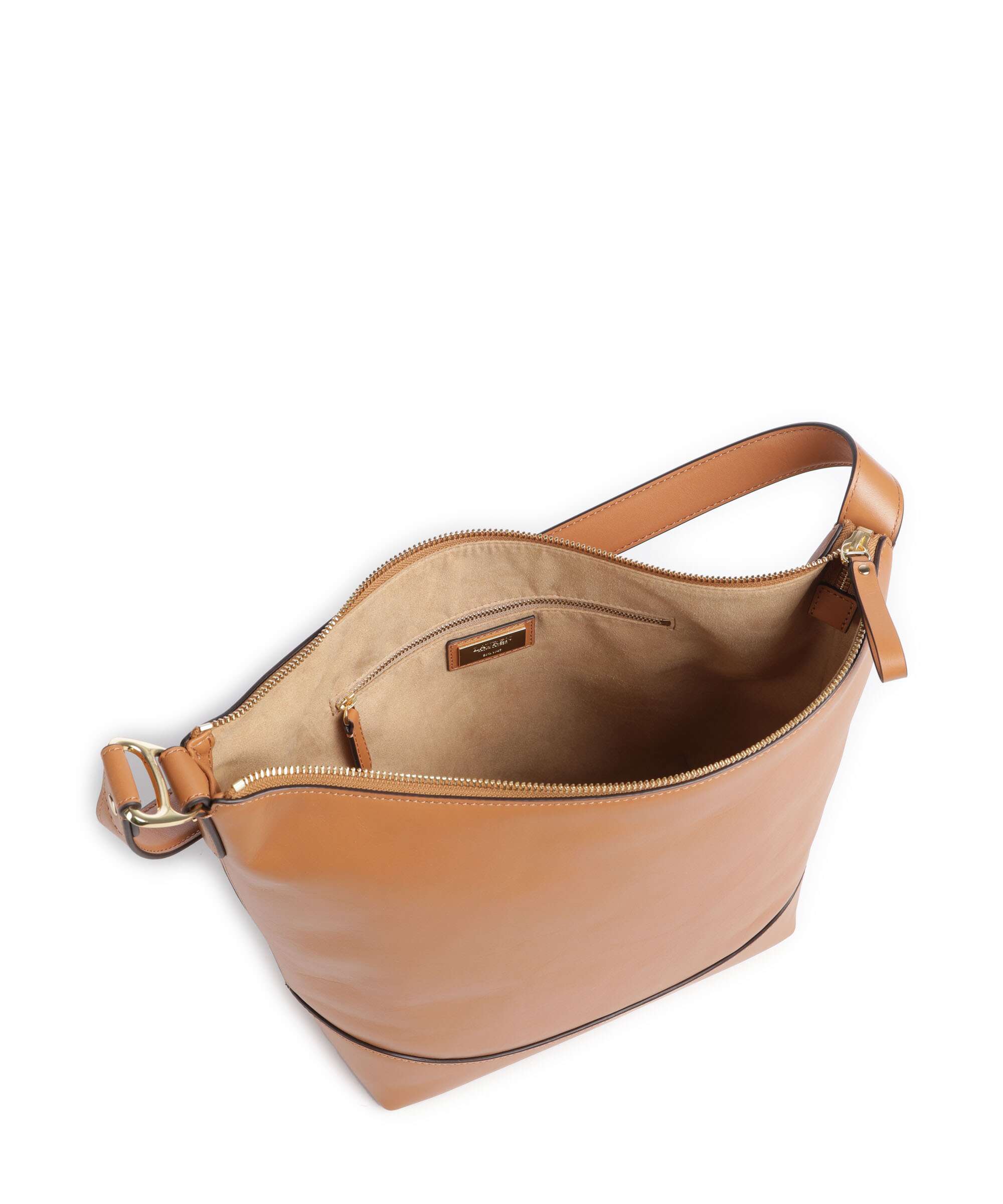 Lauren Ralph Lauren Tasha Large Hobo bag classic caramel - Image 5