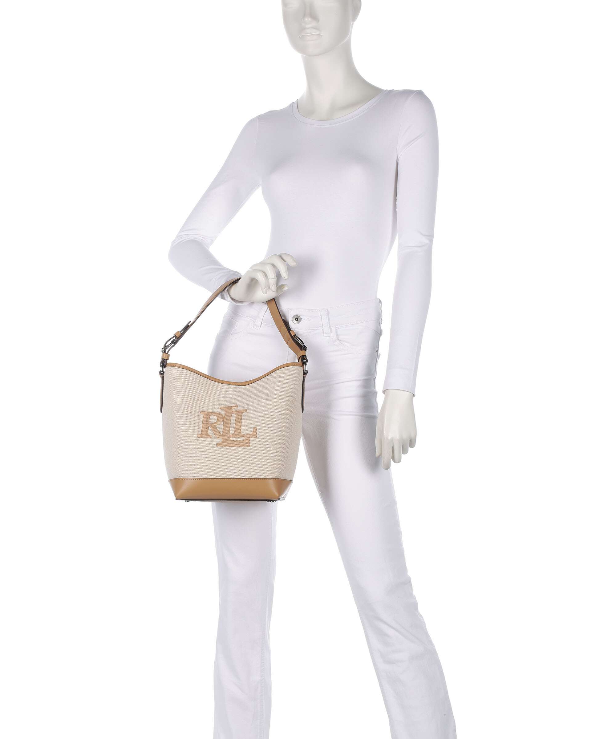 Lauren Ralph Lauren Witley Medium Bucket bag natural buff - Image 3