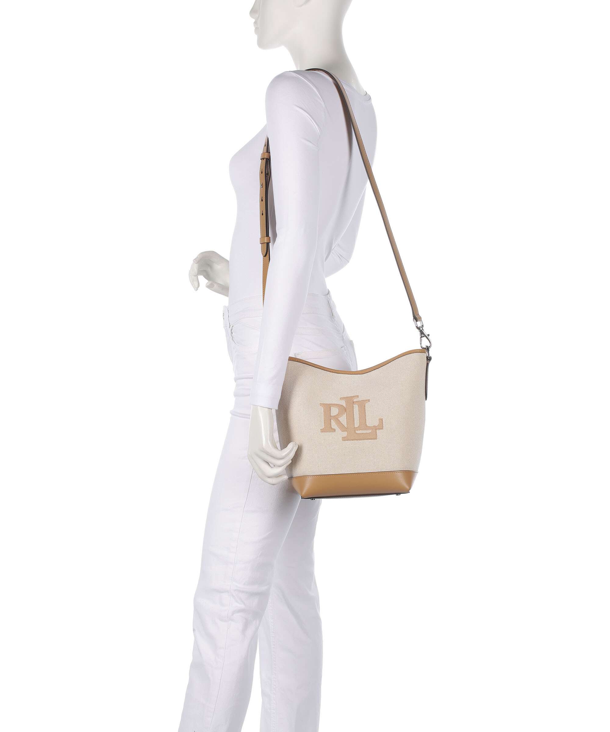 Lauren Ralph Lauren Witley Medium Bucket bag natural buff - Image 4