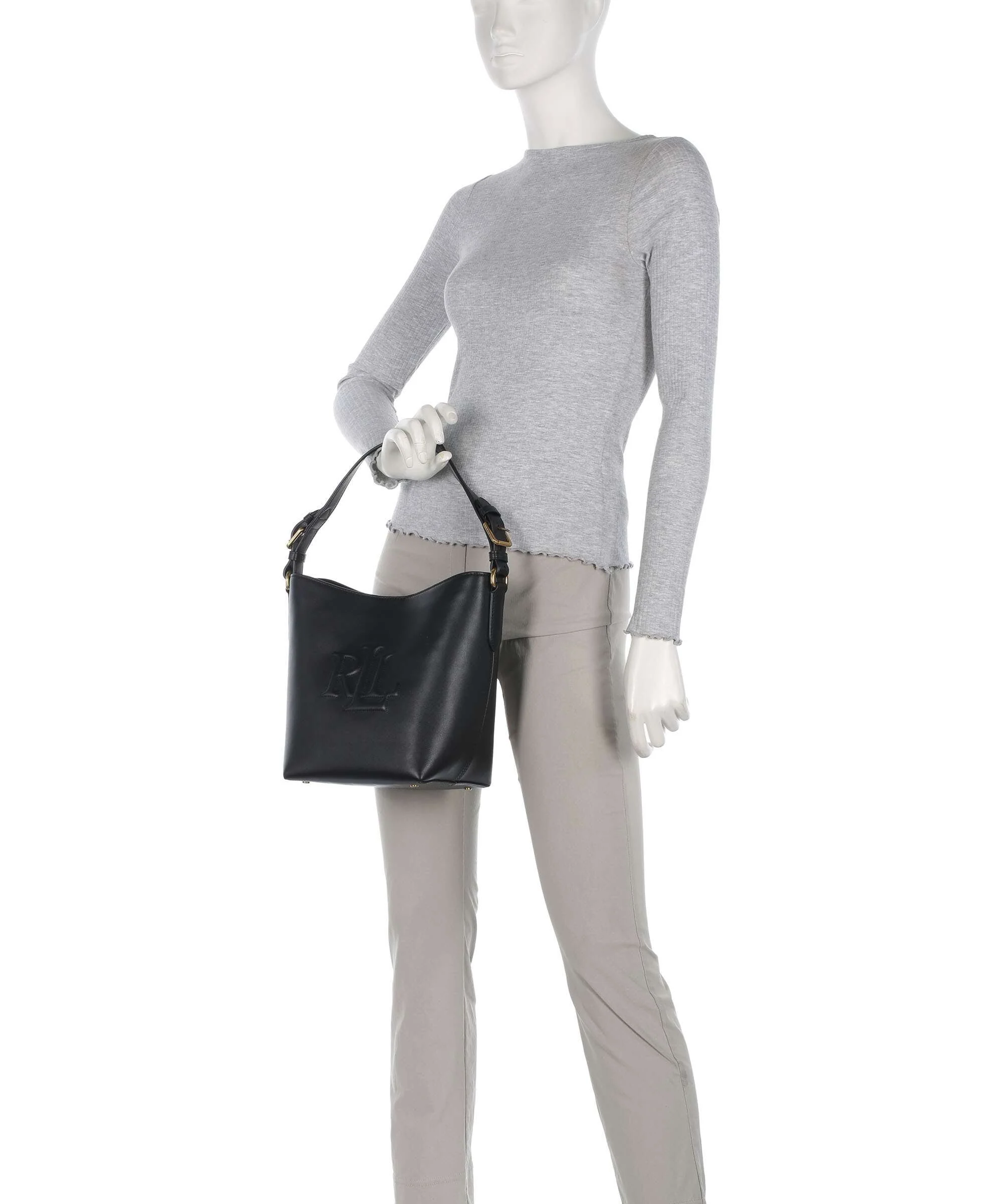 Lauren Ralph Lauren Witley Medium Hobo bag black - Image 3