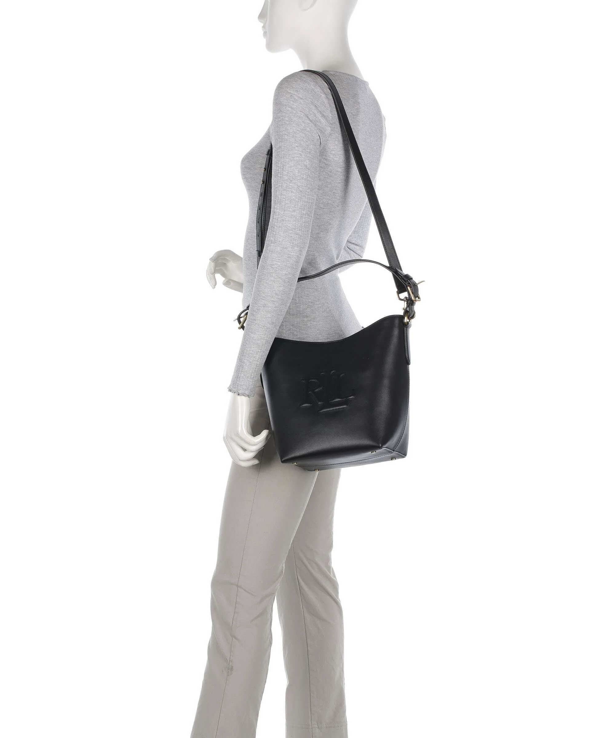 Lauren Ralph Lauren Witley Medium Hobo bag black - Image 4