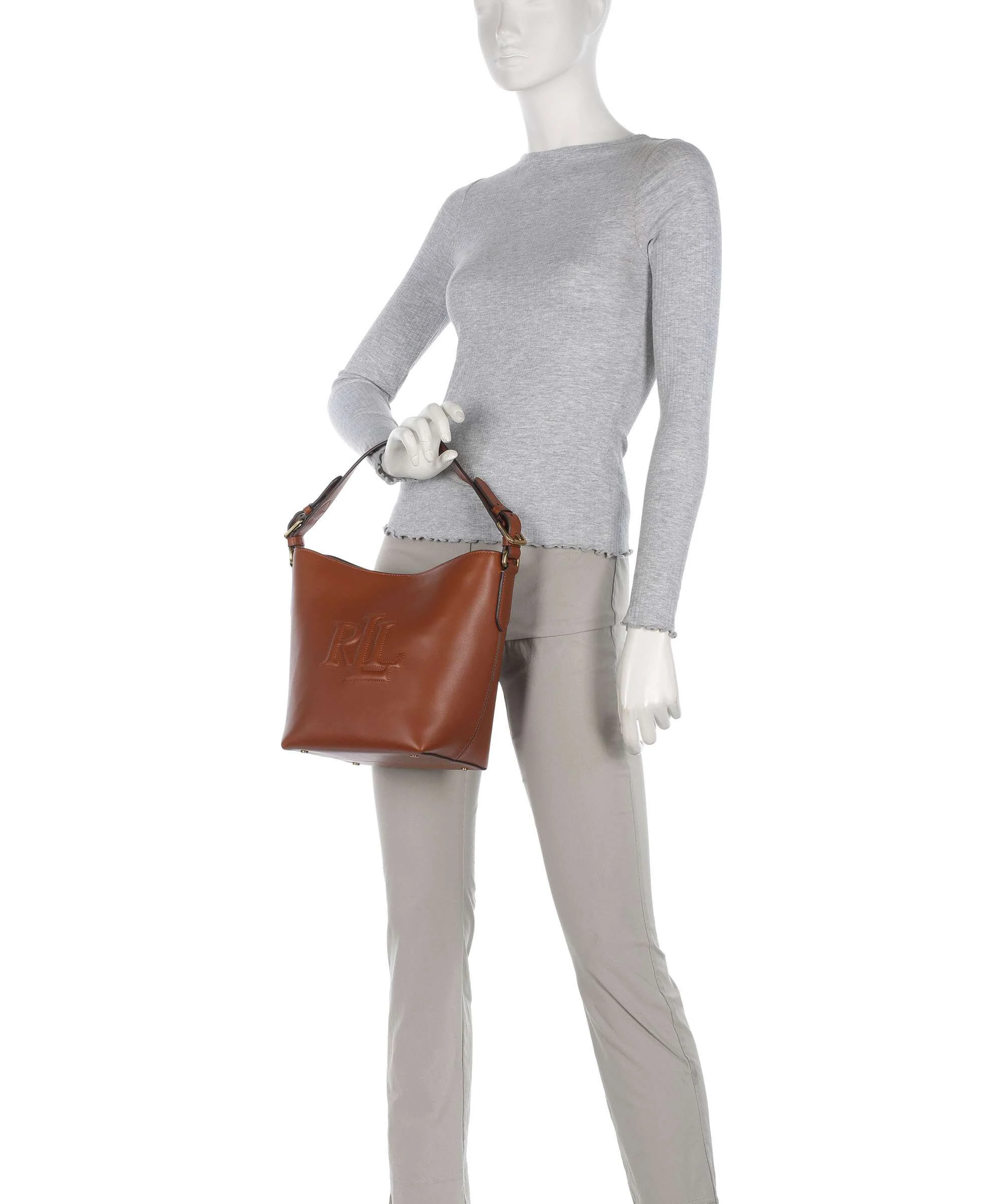 Lauren Ralph Lauren Witley Medium Hobo bag lauren tan - Image 3