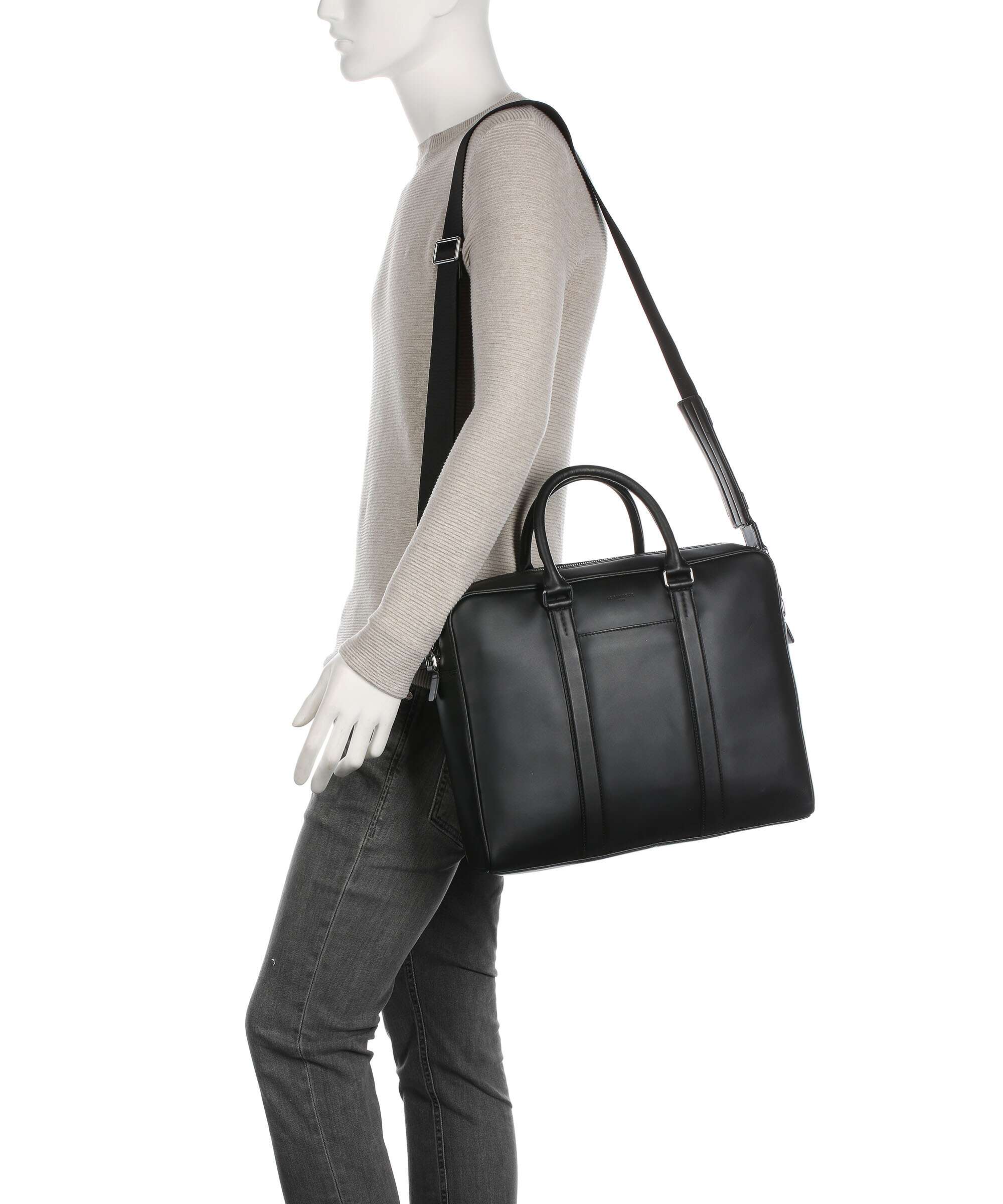 Le Tanneur Charles Briefcase noir - Image 3