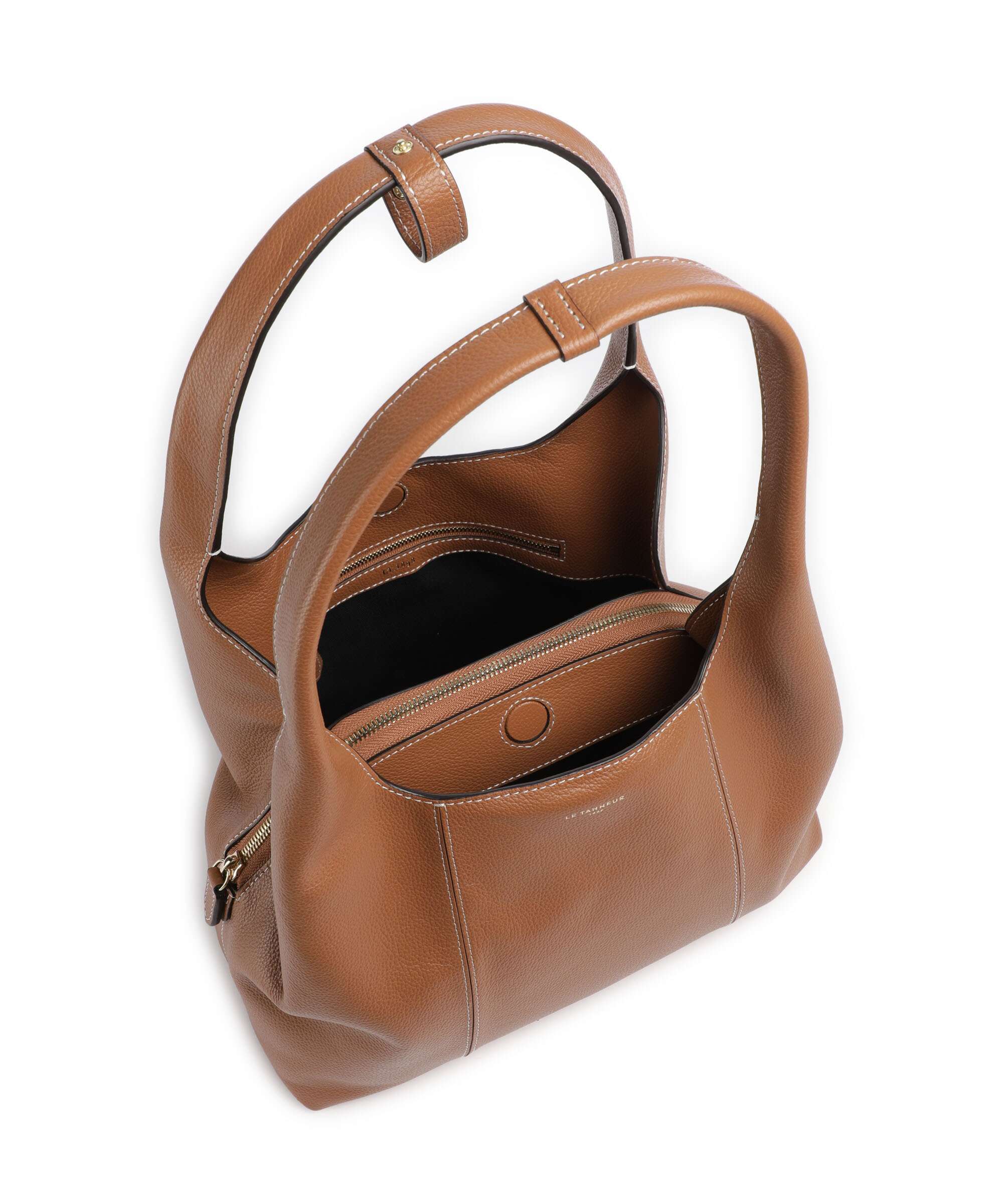 Le Tanneur Juliette Hobo bag tan - Image 5
