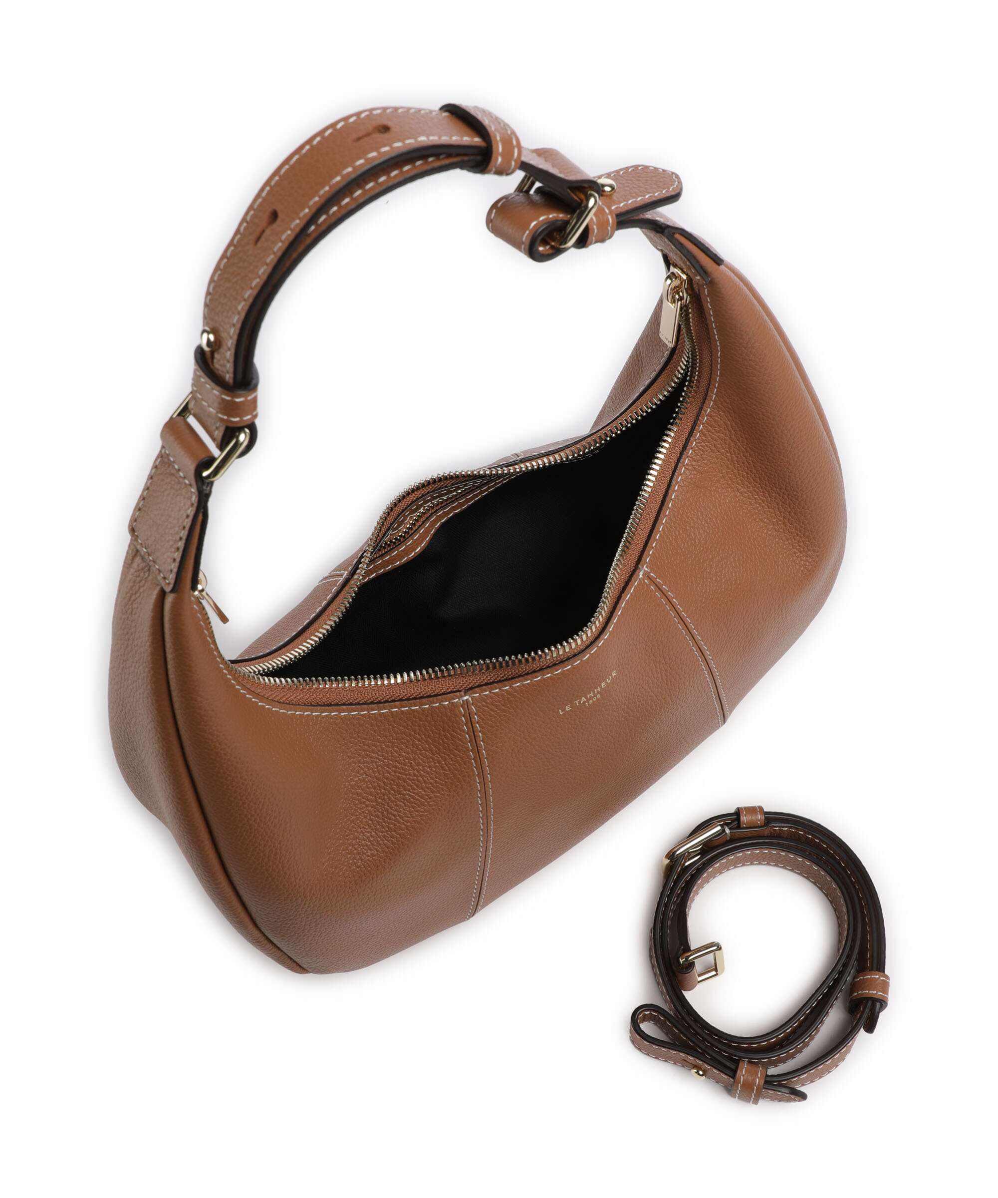 Le Tanneur Juliette Hobo bag tan - Image 6