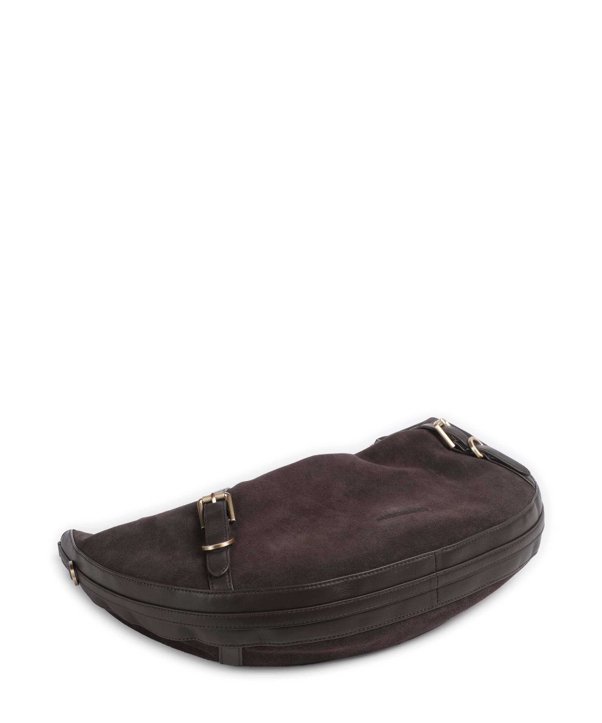 Les Visionnaires Enya Cozy Hobo bag chocolate brown - Image 5
