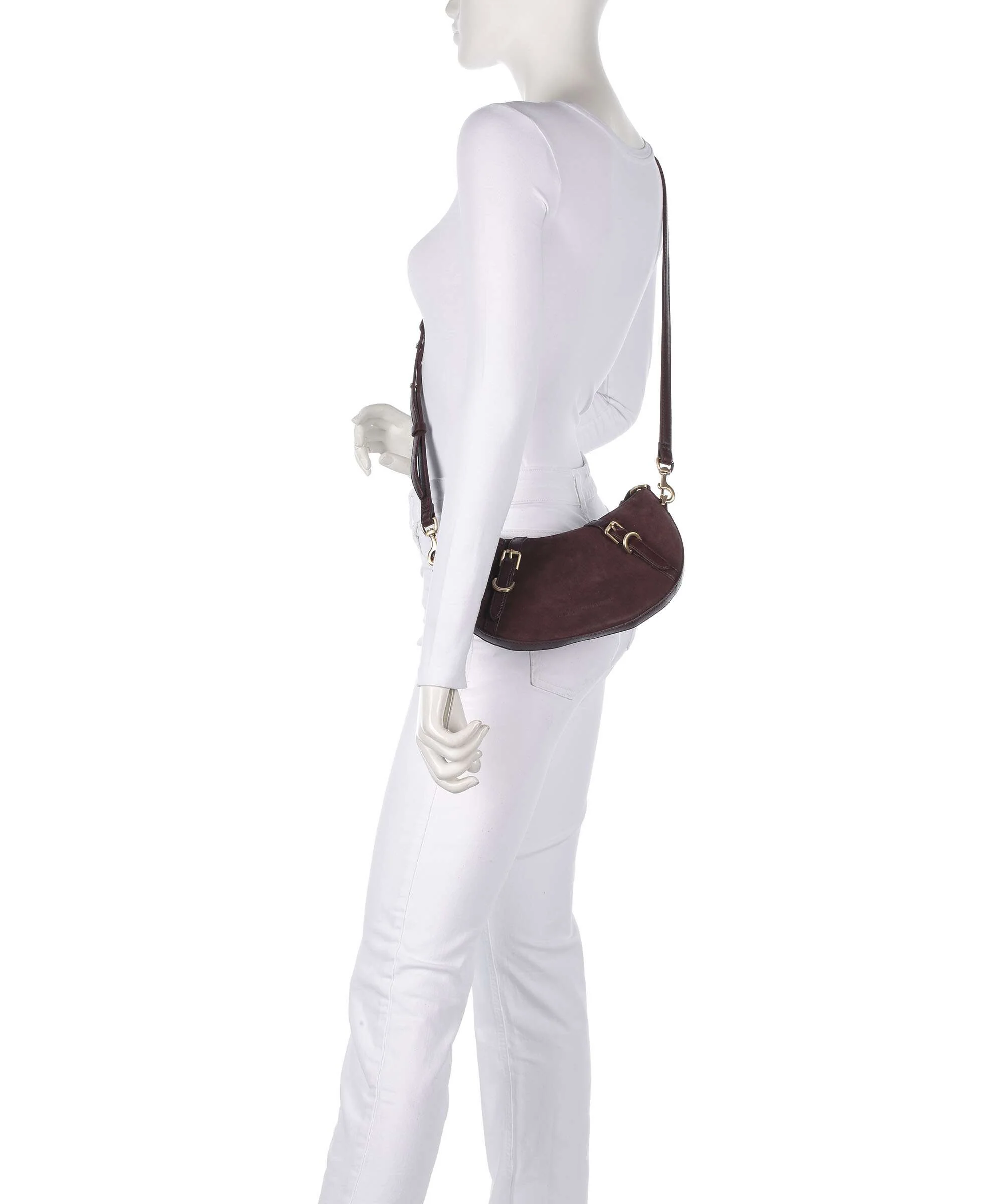 Les Visionnaires Enya Cozy Mini Shoulder bag vinyard red - Image 4