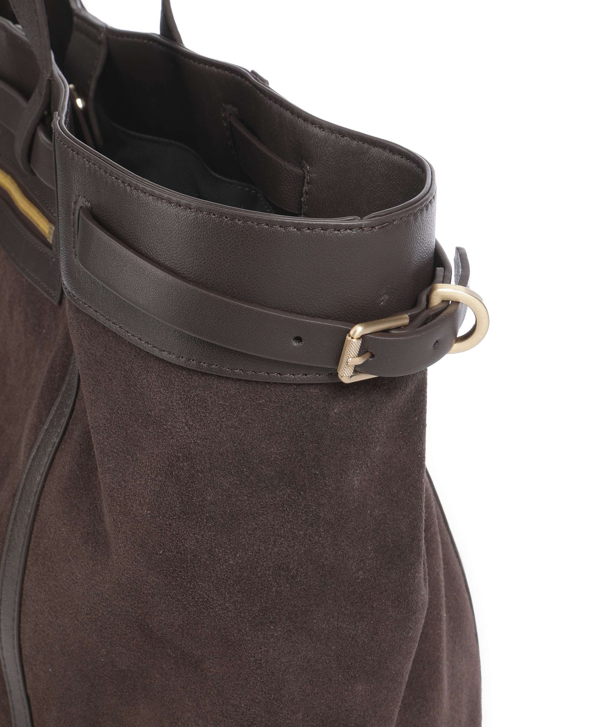 Les Visionnaires Felicia Cozy Tote bag chocolate brown - Image 4