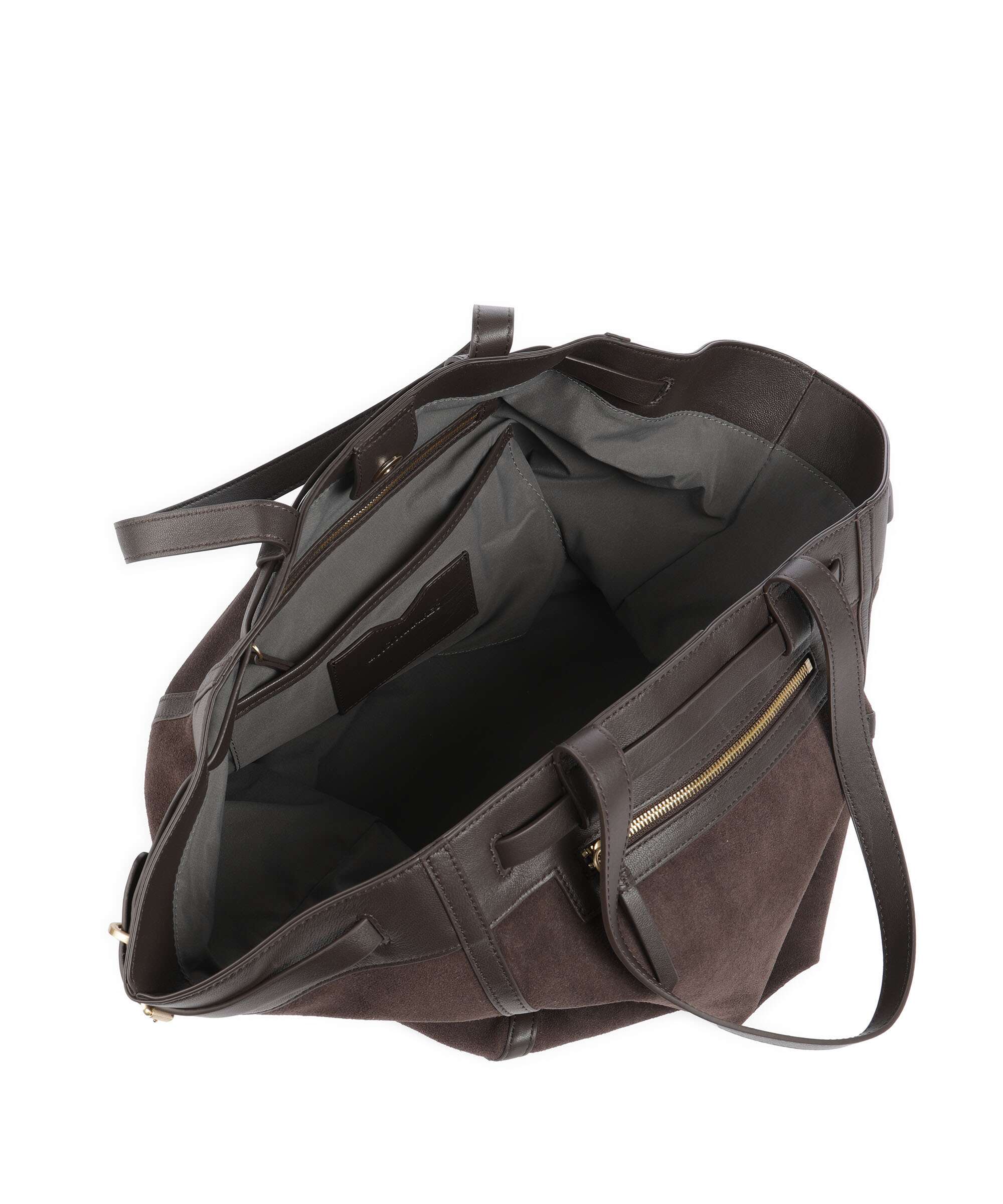 Les Visionnaires Felicia Cozy Tote bag chocolate brown - Image 6