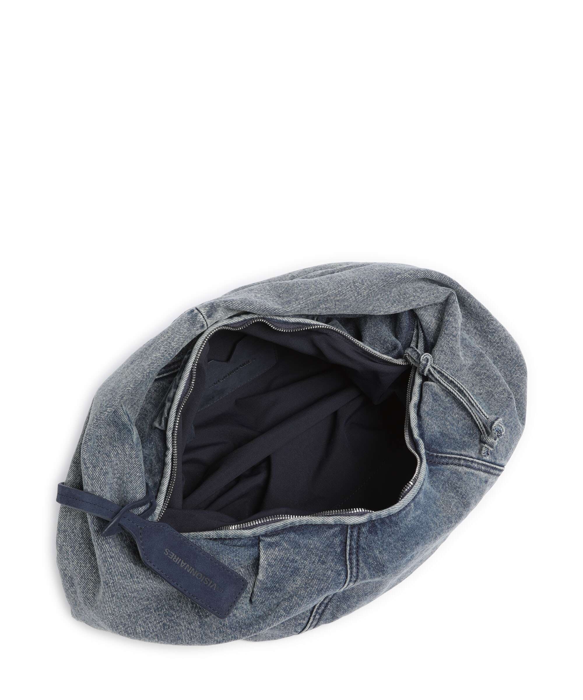 Les Visionnaires Greta Denim Essential Hobo bag washed denim - Image 5