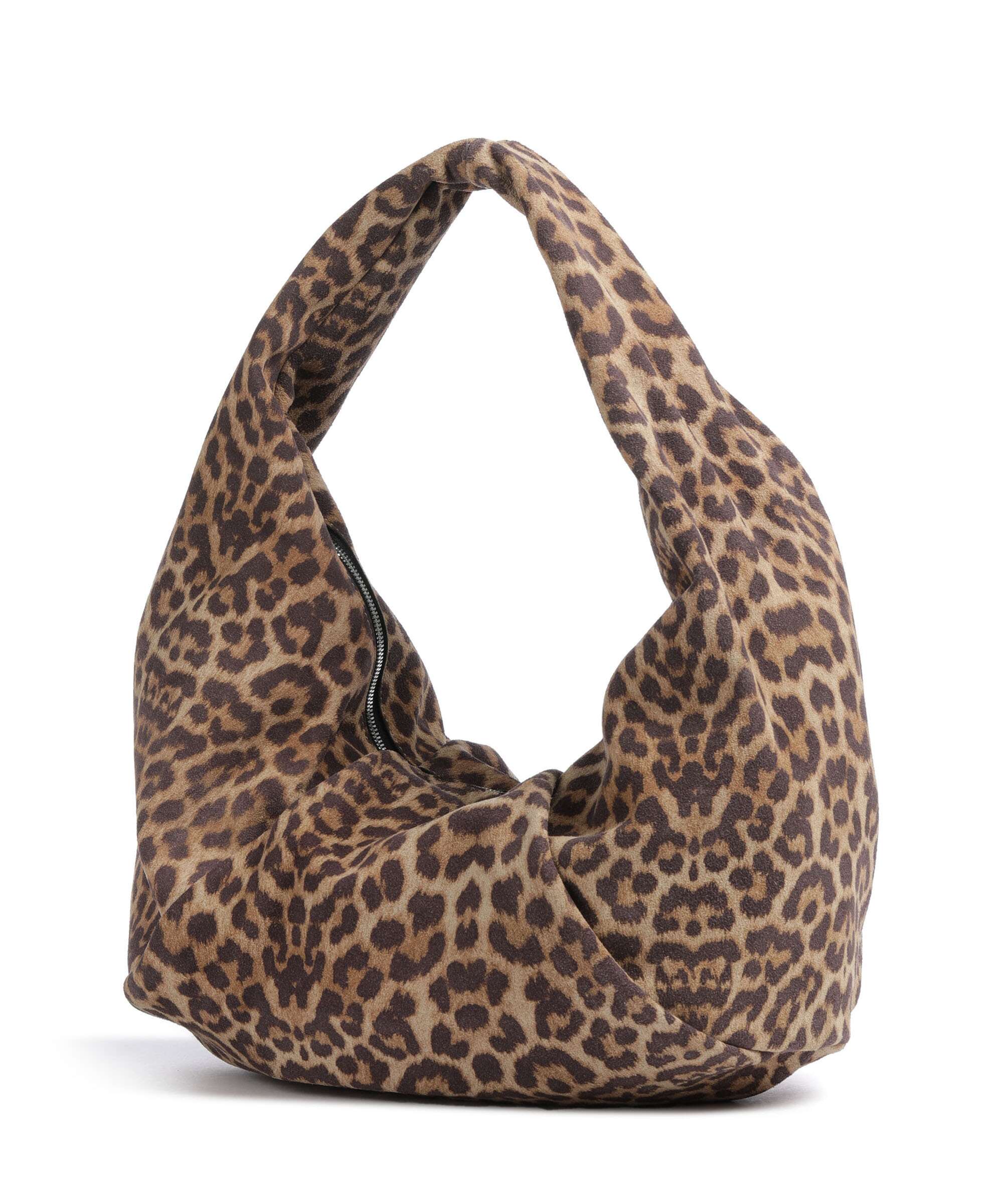 Les Visionnaires Greta Essential Cozy Hobo bag leo print - Image 2