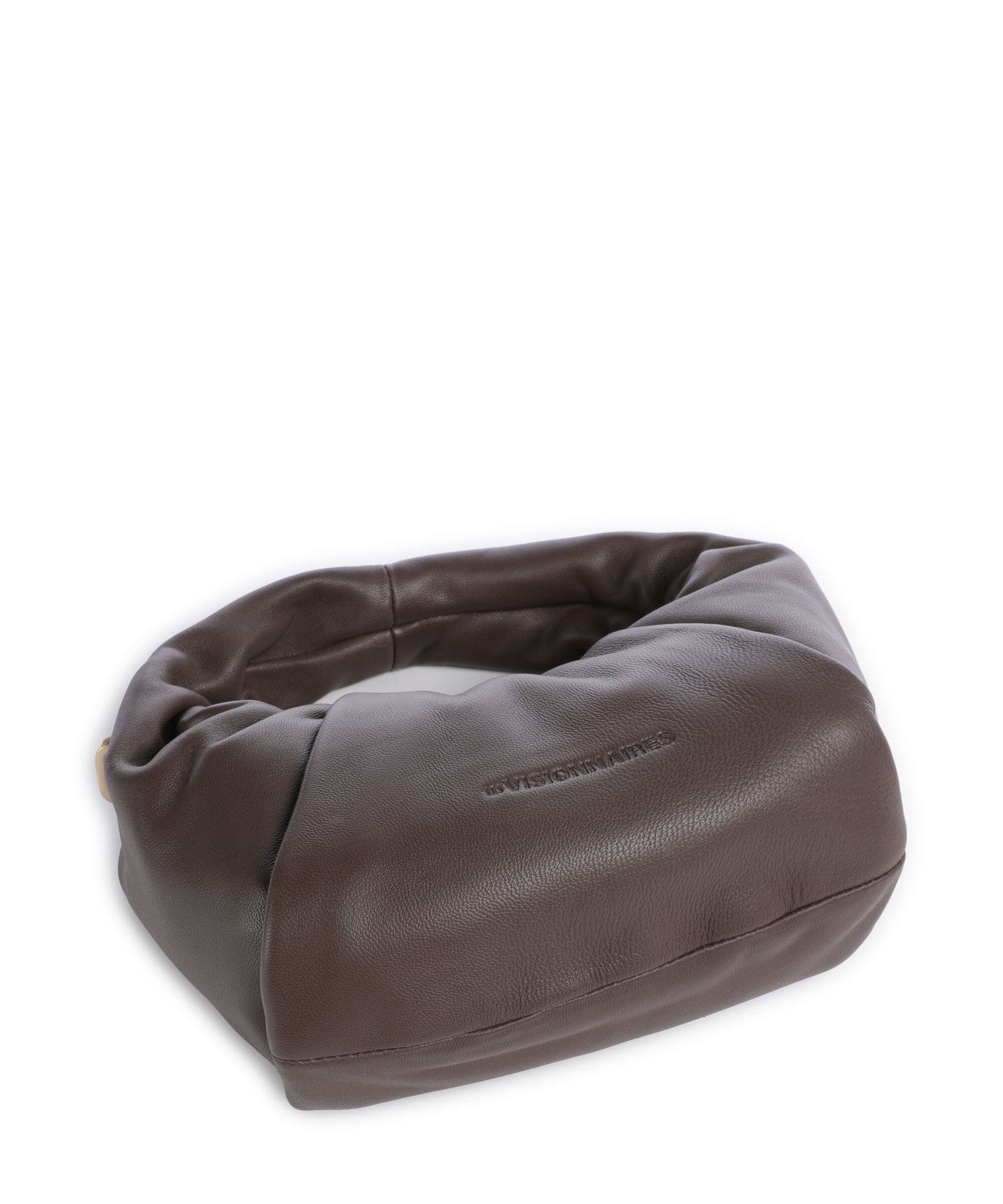 Les Visionnaires Greta Essential Silky Mini Crossbody bag chocolate - Image 5
