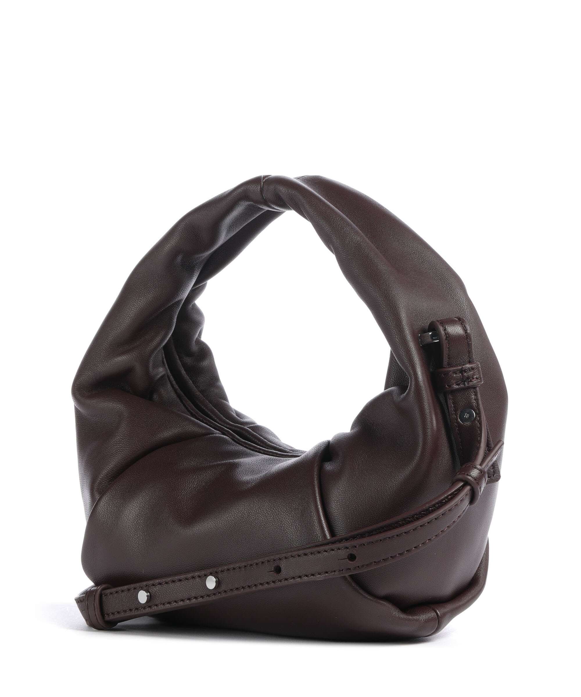 Les Visionnaires Greta Essential Silky Mini Crossbody bag aubergine - Image 2