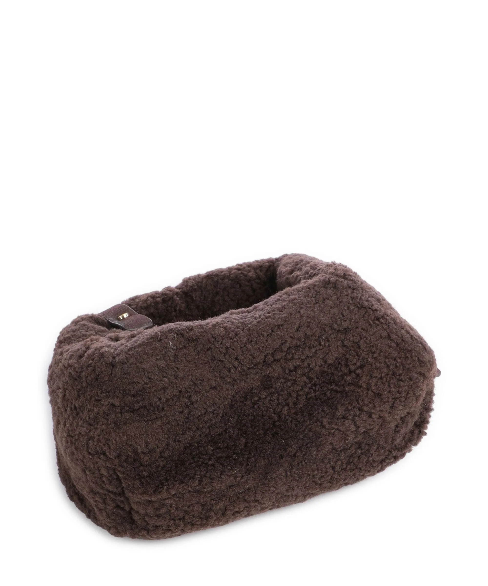 Les Visionnaires Greta Teddy Micro Crossbody bag pecan - Image 5