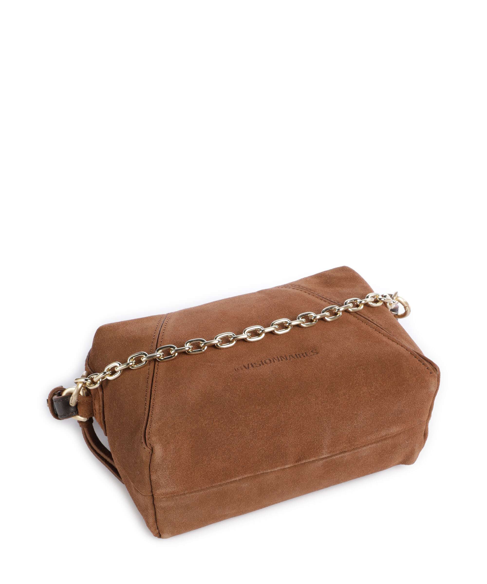 Les Visionnaires Lynn Cozy Chain Crossbody bag cognac - Image 5