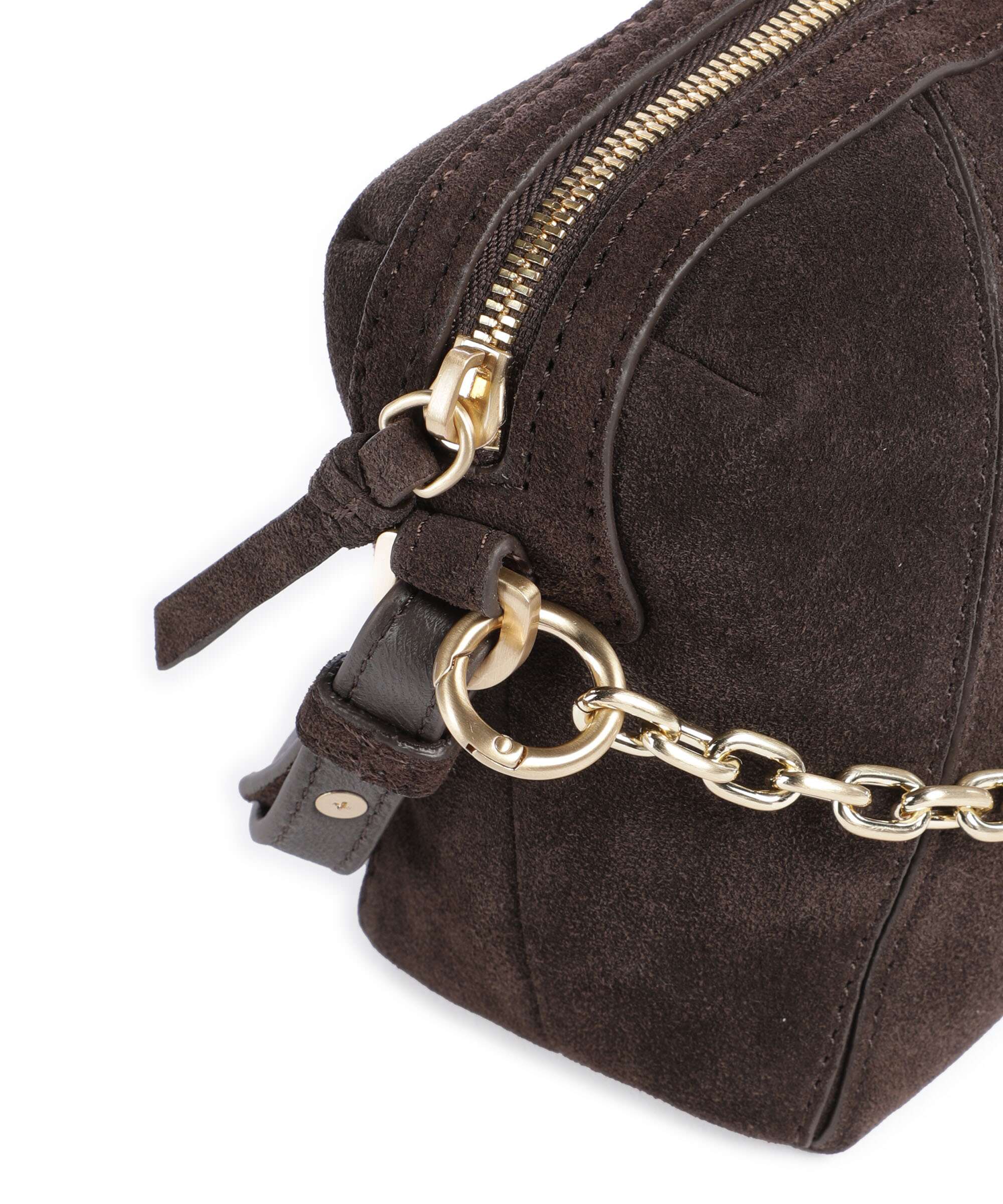 Les Visionnaires Lynn Cozy Chain Crossbody bag dark brown - Image 4