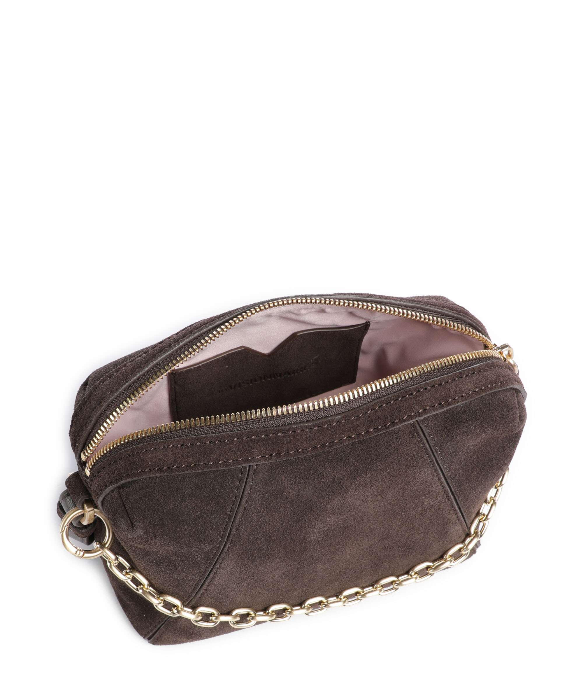 Les Visionnaires Lynn Cozy Chain Crossbody bag dark brown - Image 6