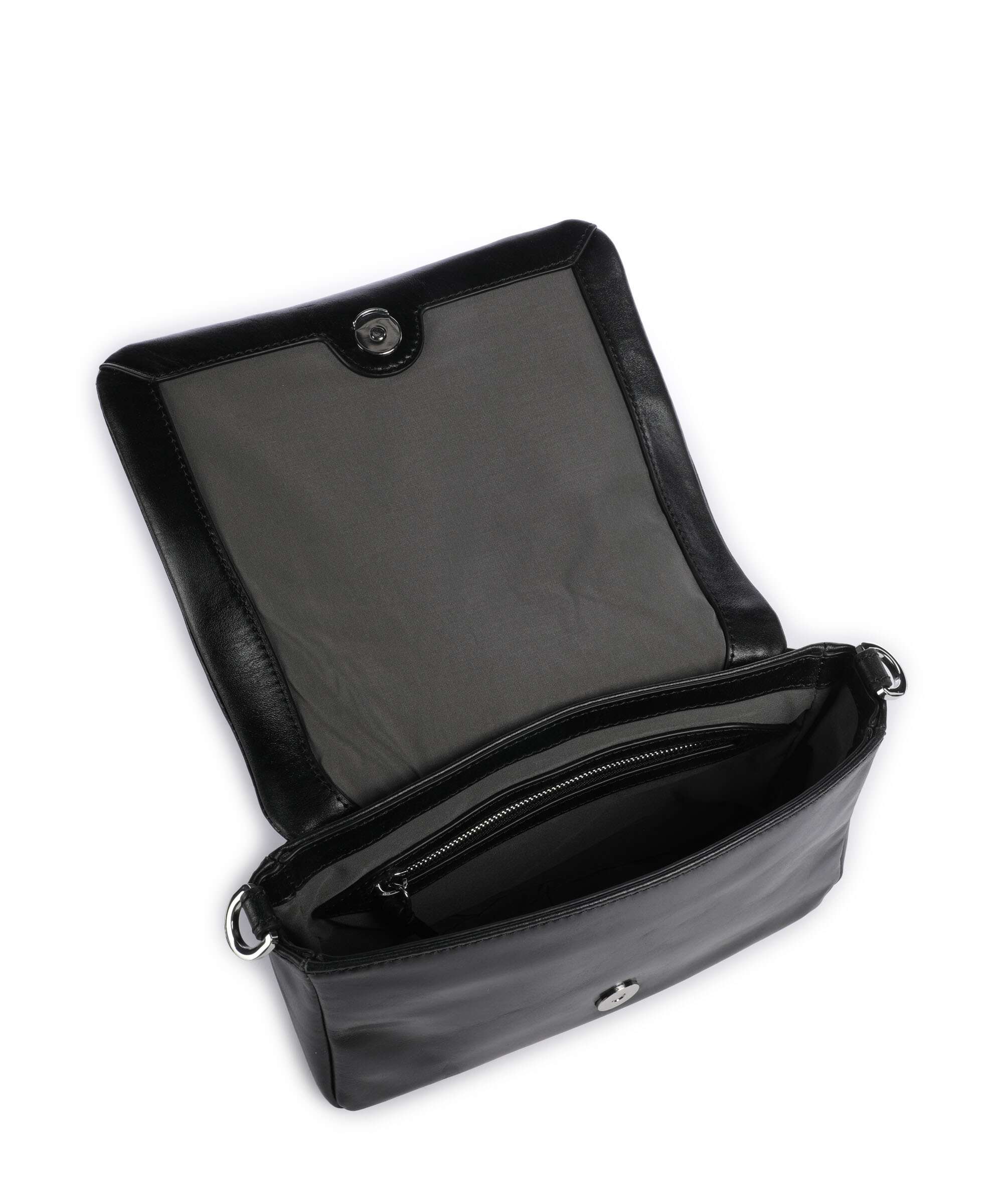 Les Visionnaires Mila Icon Crinkle Crossbody bag black - Image 6