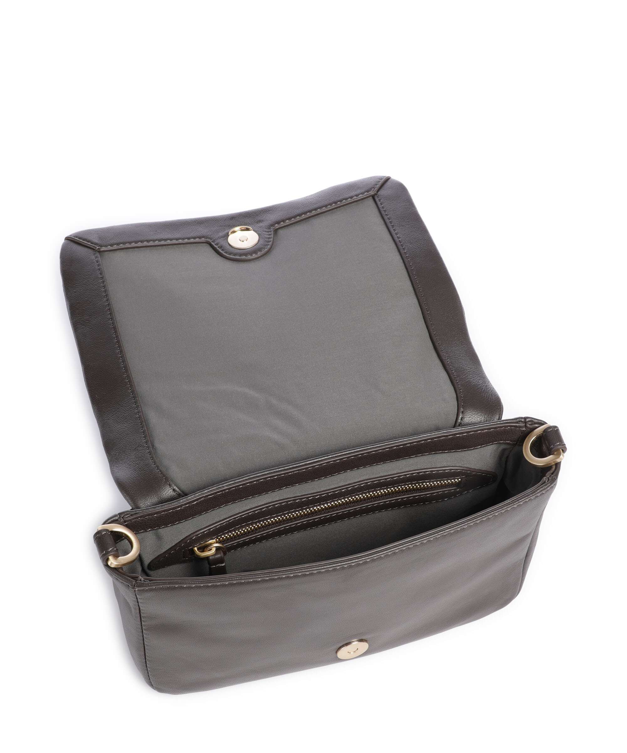 Les Visionnaires Mila Icon Silky Crossbody bag chocolate brown - Image 6