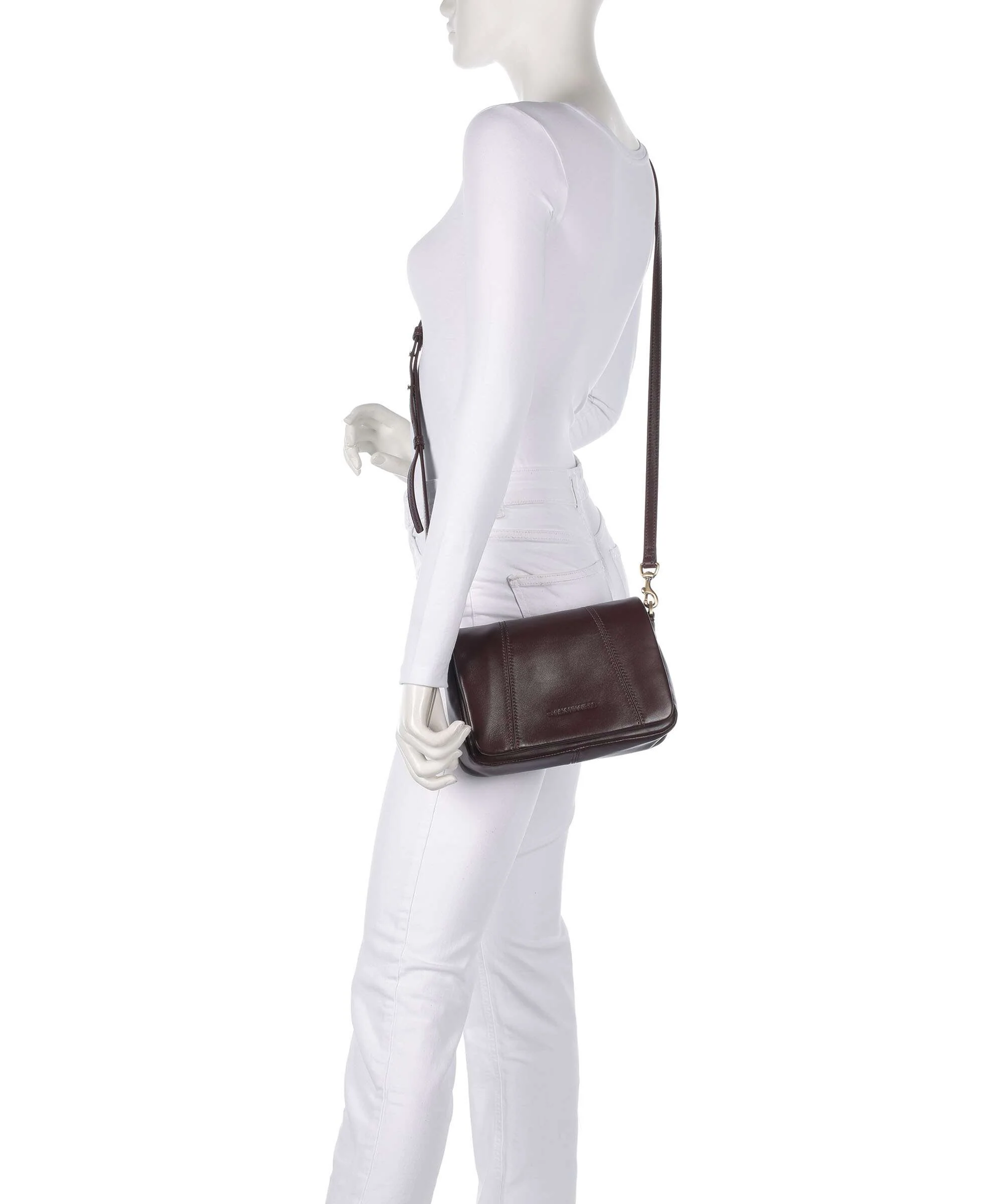 Les Visionnaires Mila Icon Silky Crossbody bag vinyard red - Image 3