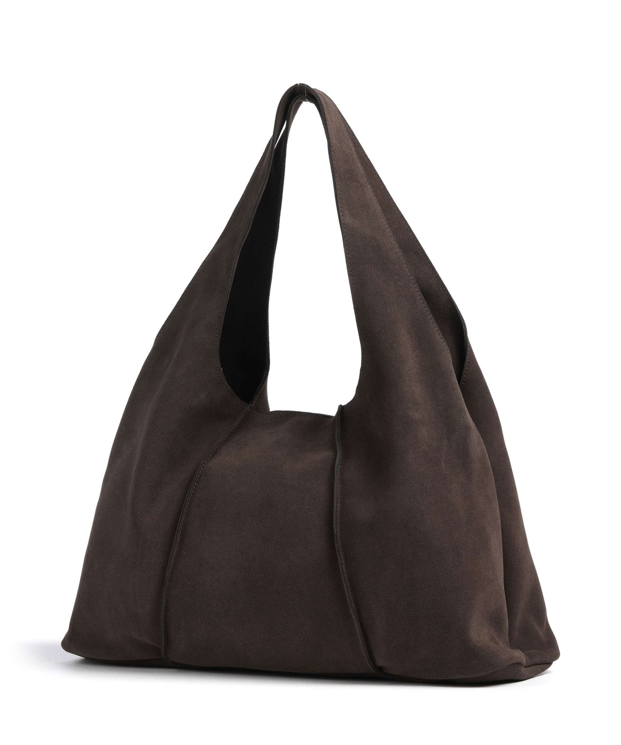 Les Visionnaires Paz Essential Cozy Hobo bag dark brown - Image 2