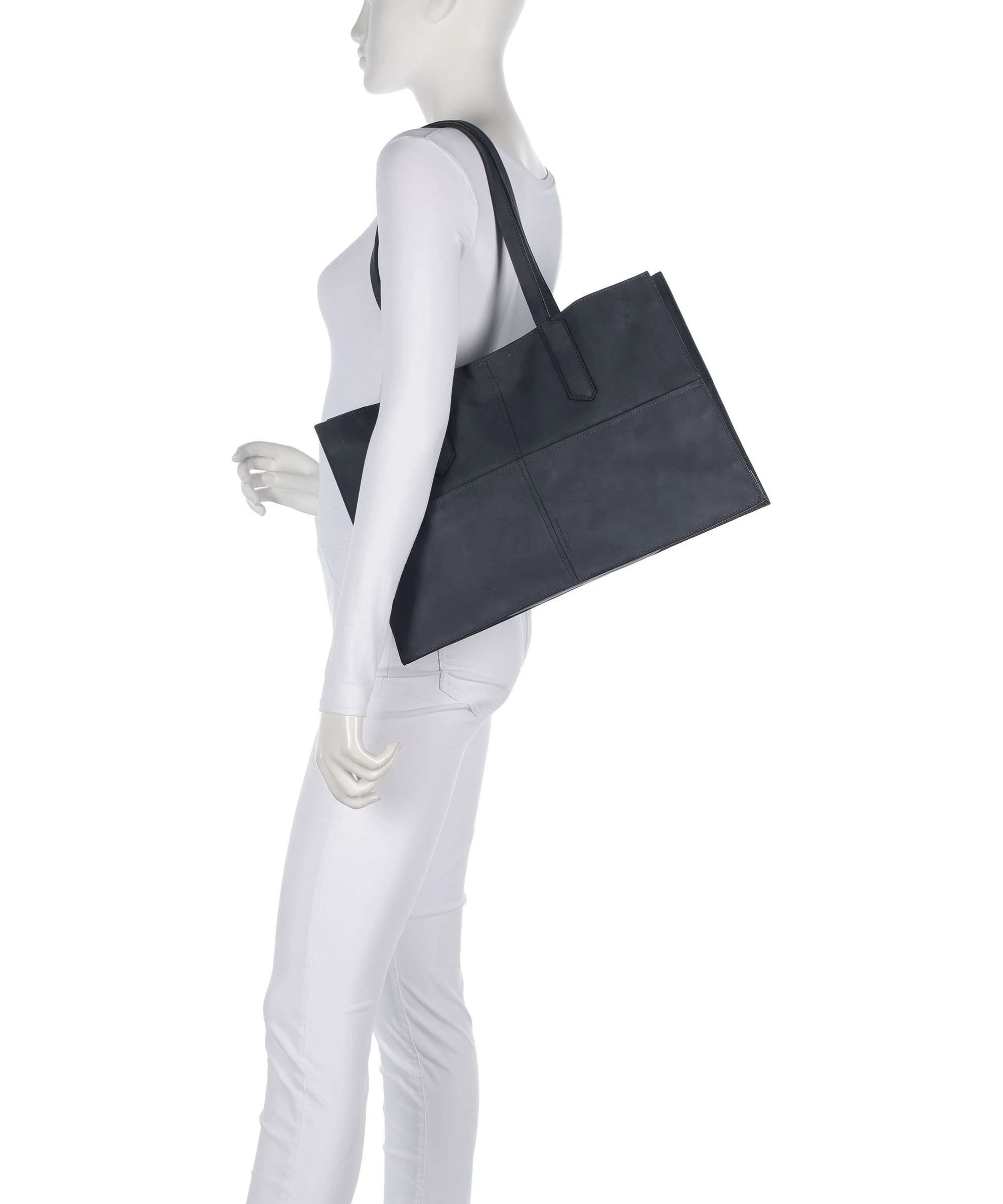 Liebeskind Amy Vegan Suede L Tote bag peacoat - Image 3