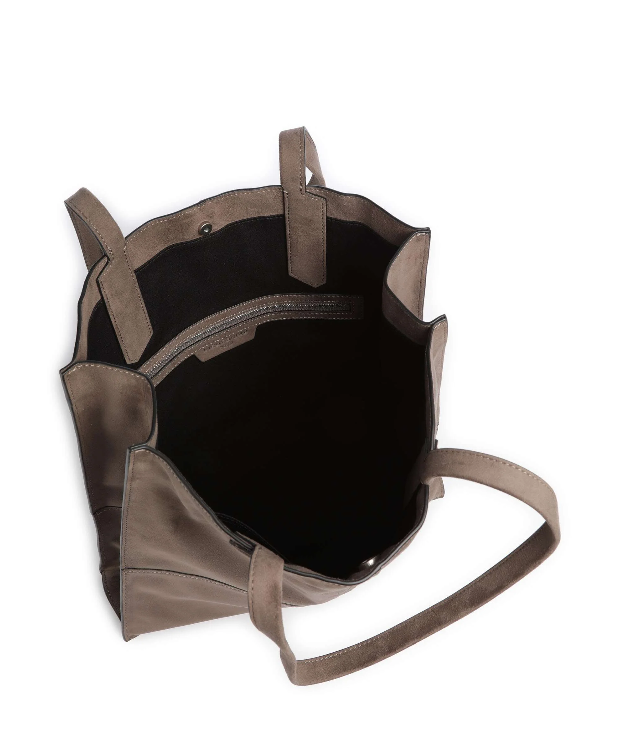 Liebeskind Amy Vegan Suede L Tote bag neutral grey - Image 5