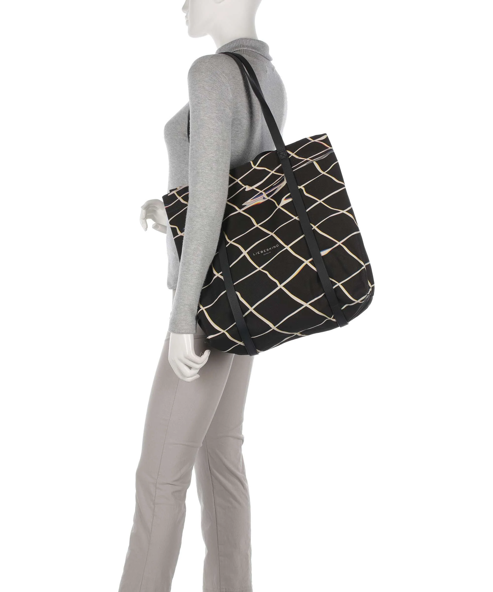 Liebeskind Aurora Canvas Tote bag black - Image 3